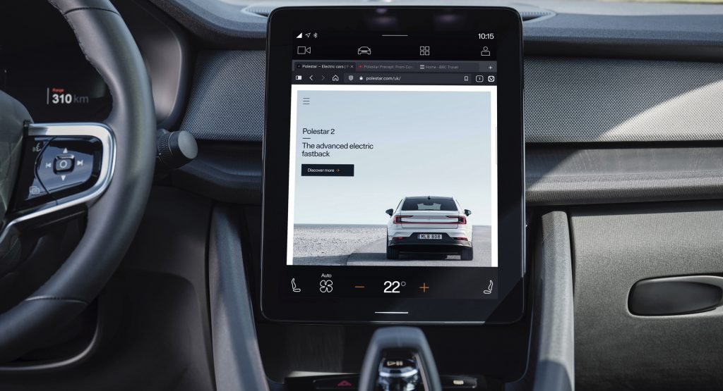  Polestar Adds Browser To Infotainment System With The Help Of Vivaldi