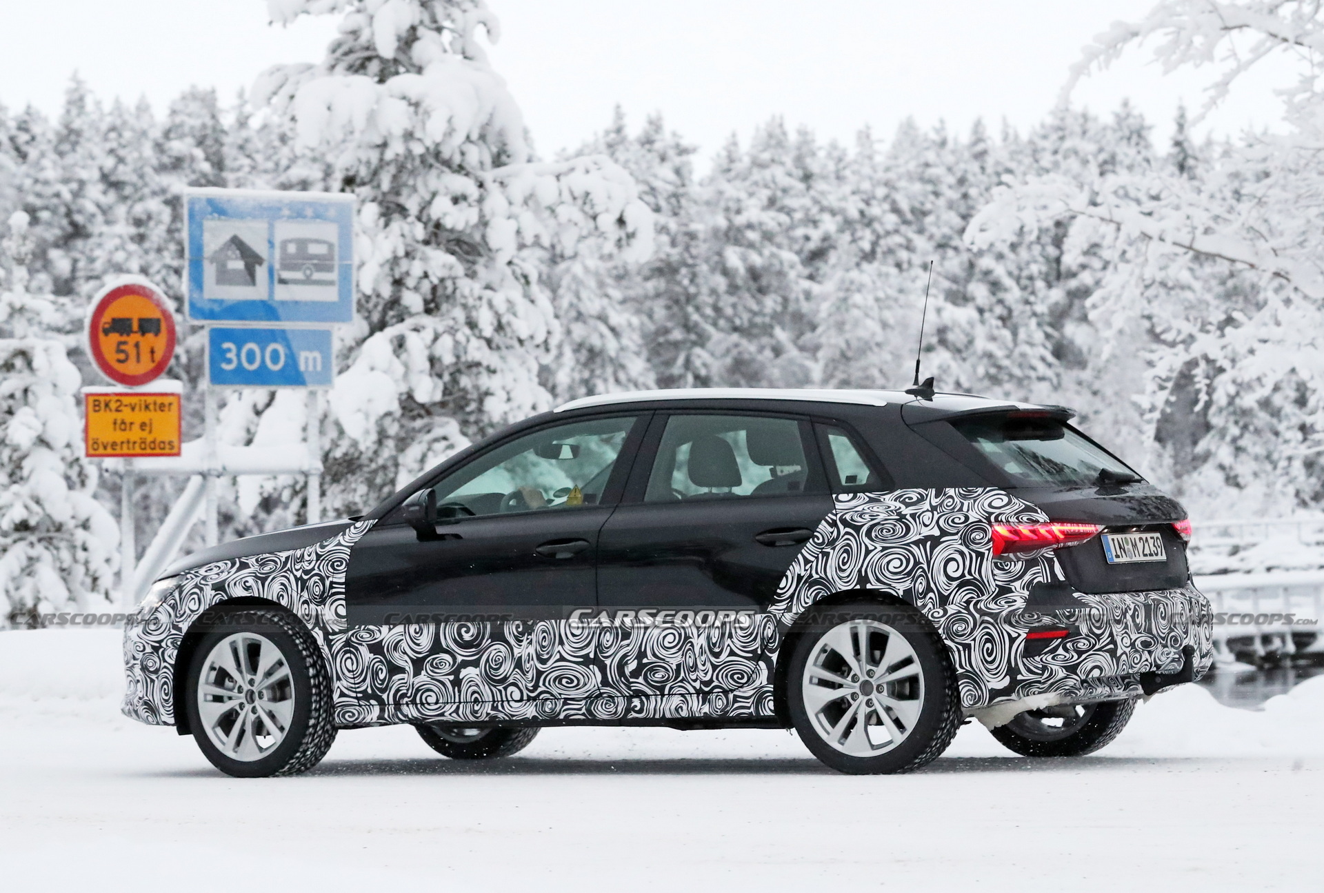 Audi A3 Allroad Spotted Testing In Appropriately Snowy Conditions
