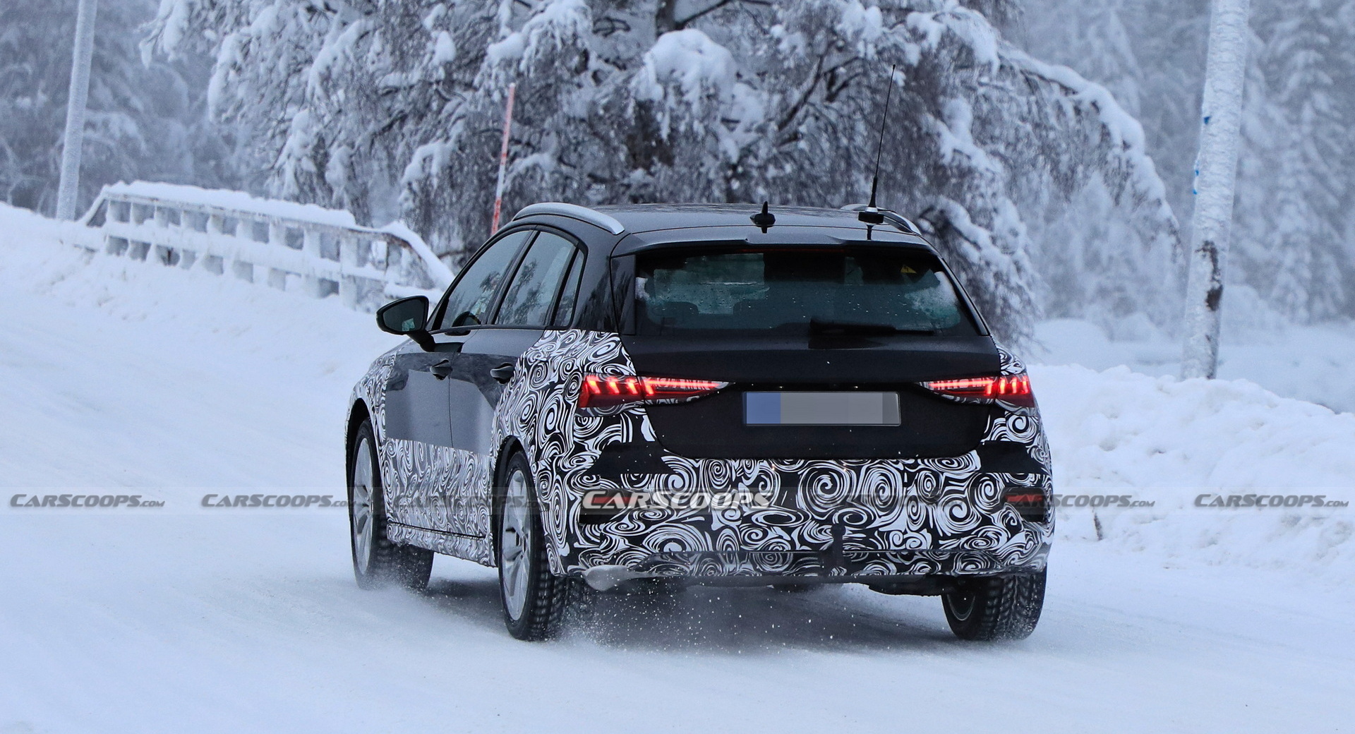Audi A3 Allroad Spotted Testing In Appropriately Snowy Conditions