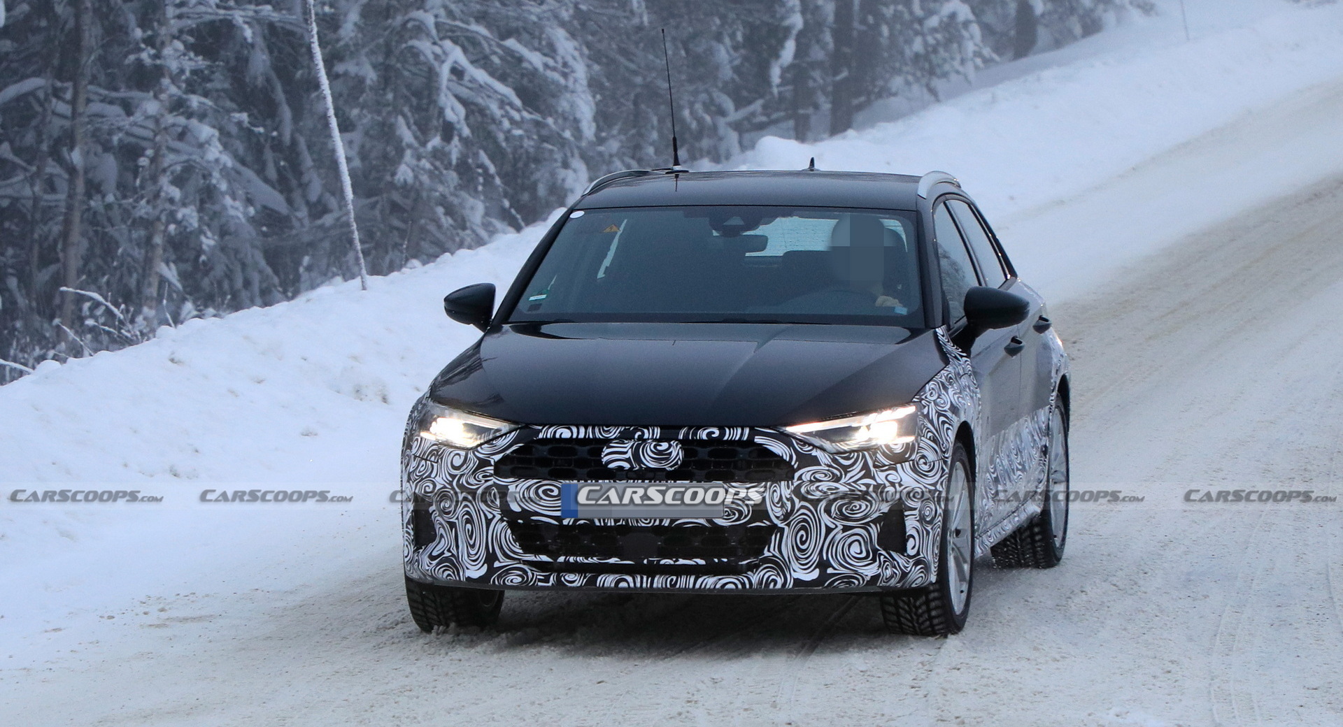 Audi A3 Allroad Spotted Testing In Appropriately Snowy Conditions