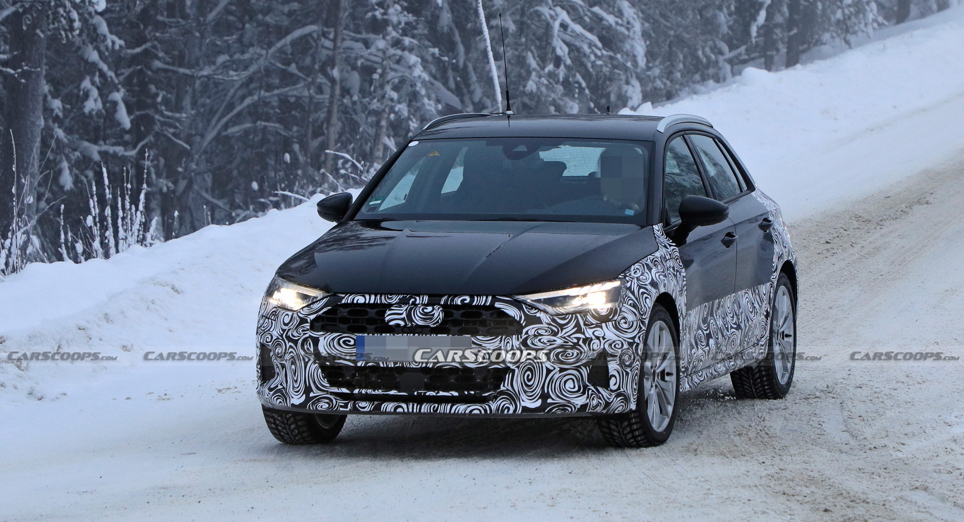 Audi A3 Allroad Spotted Testing In Appropriately Snowy Conditions