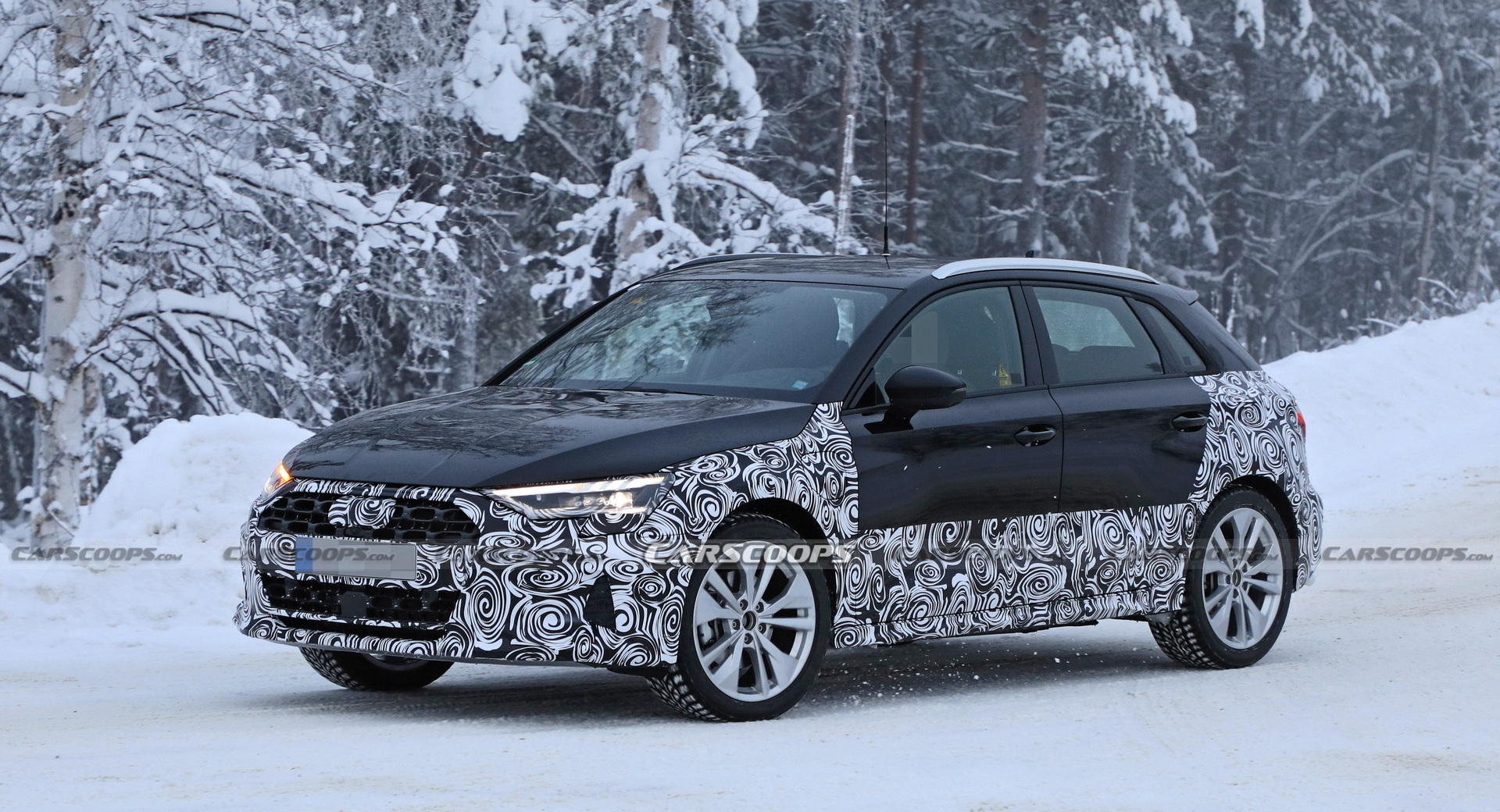 Audi A3 Allroad Spotted Testing In Appropriately Snowy Conditions