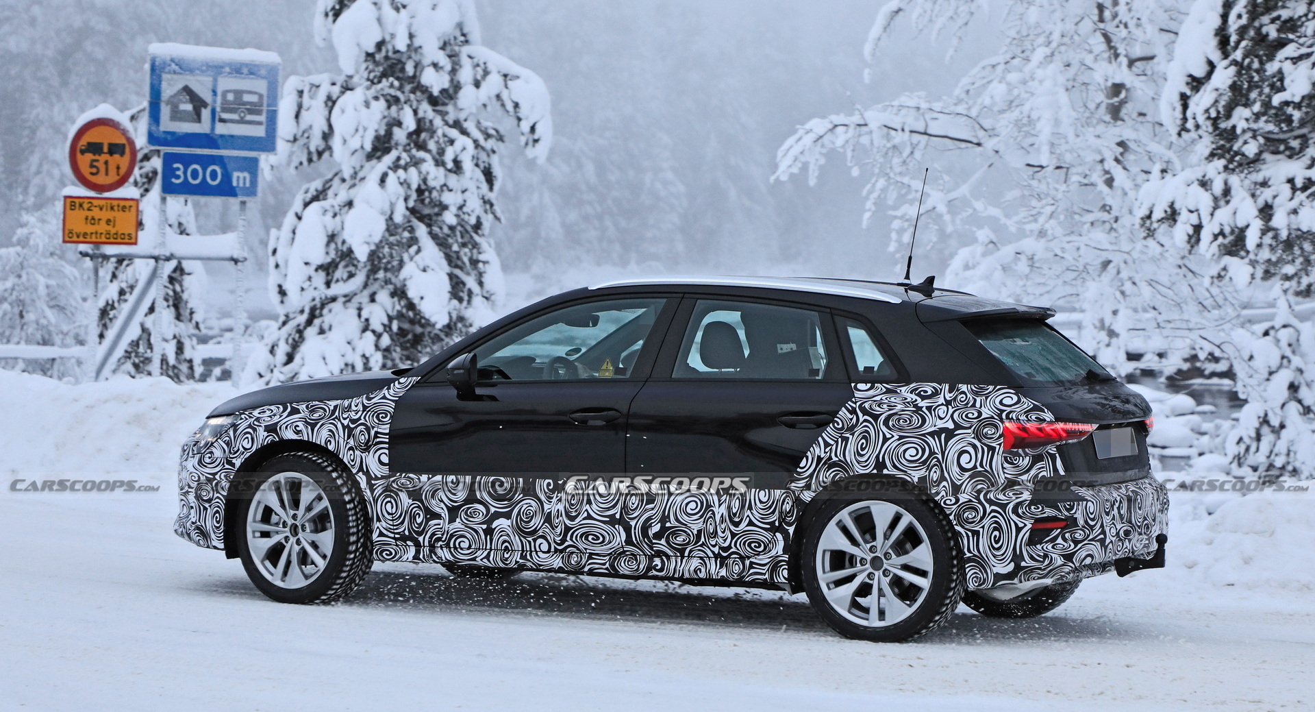 Audi A3 Allroad Spotted Testing In Appropriately Snowy Conditions