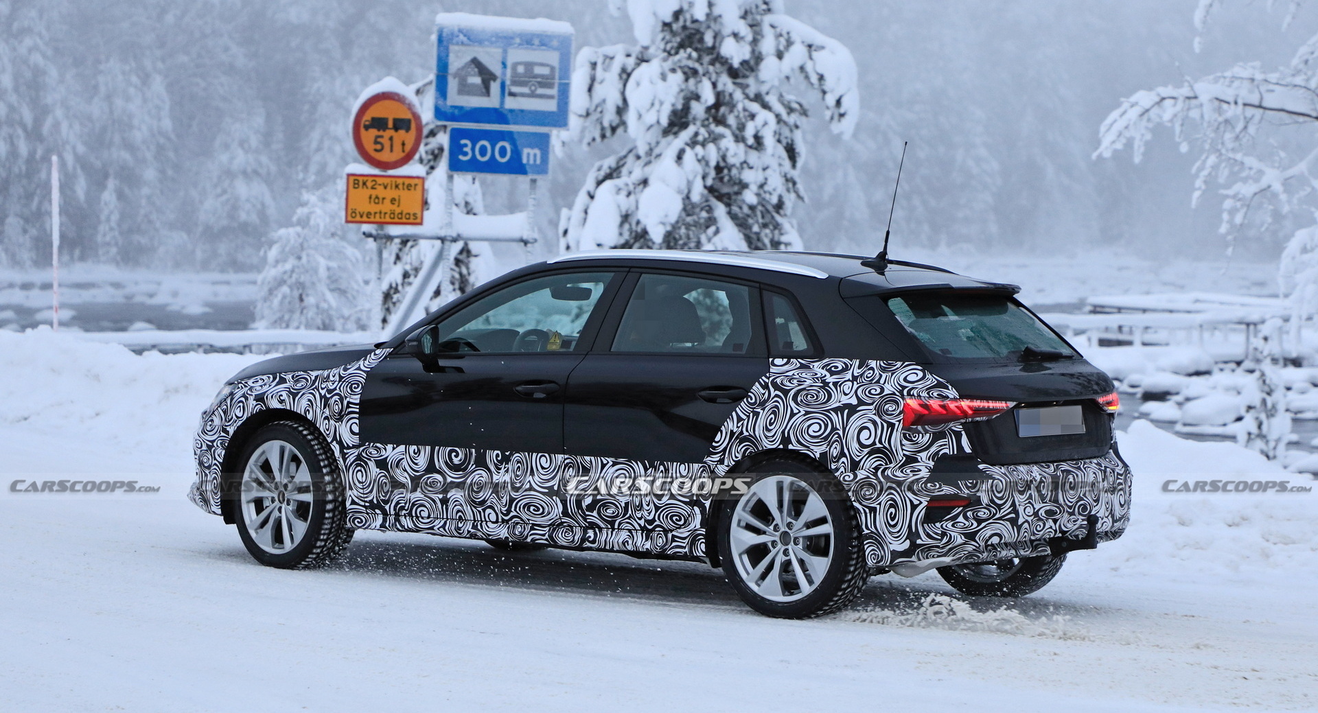 Audi A3 Allroad Spotted Testing In Appropriately Snowy Conditions