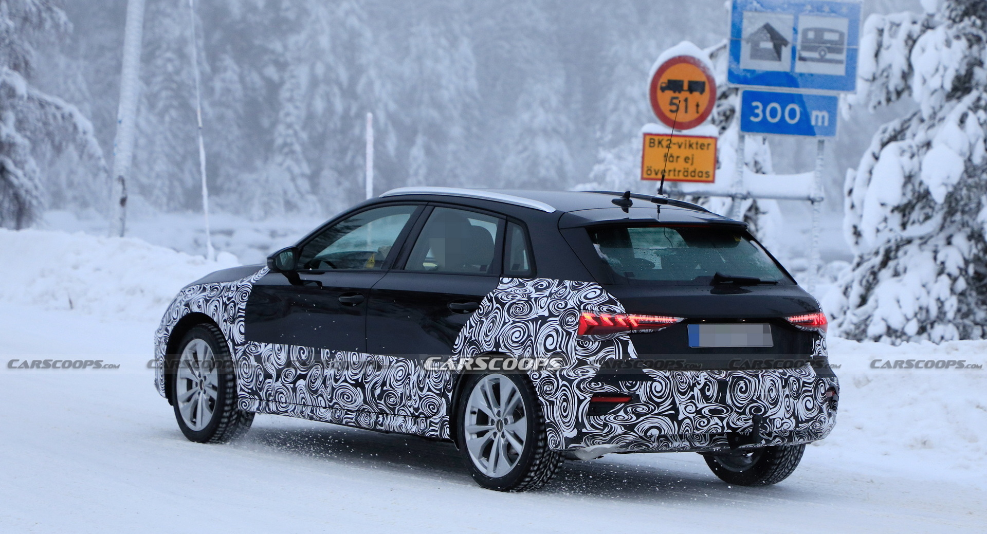 Audi A3 Allroad Spotted Testing In Appropriately Snowy Conditions