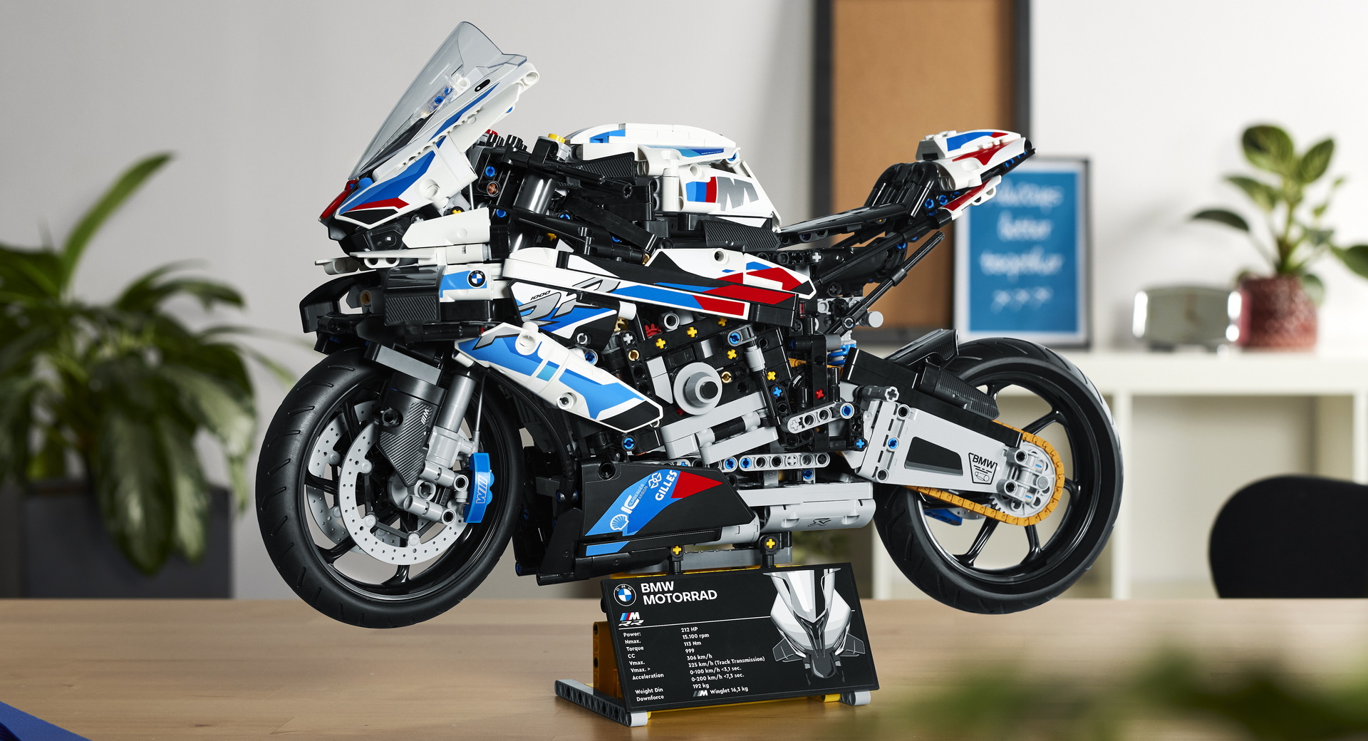 Lego Technic's New $300 BMW M 1000 RR Features A Working Three