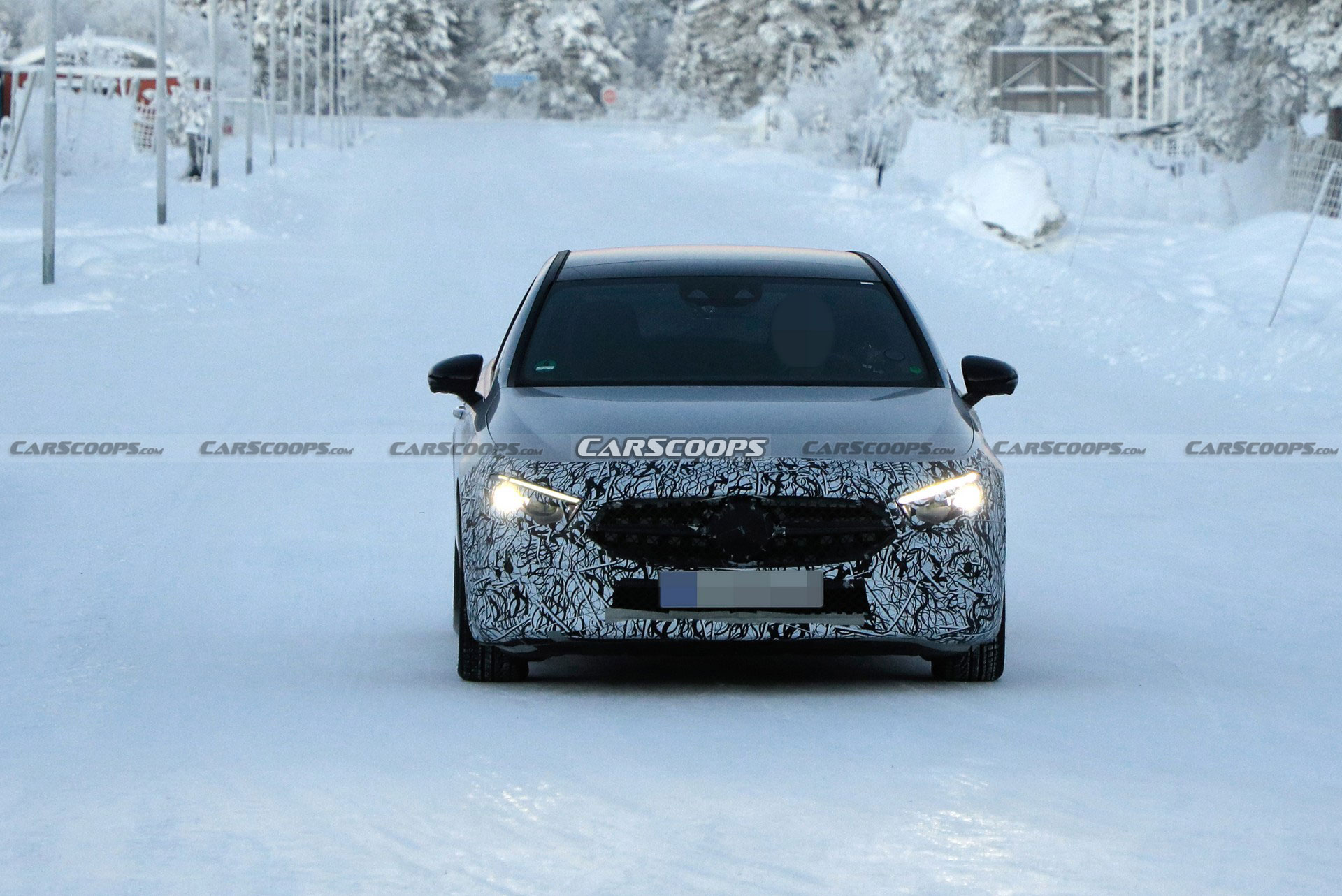 Facelifted Mercedes A-Class Heads North For Winter Testing, Should Be Introduced Next Year
