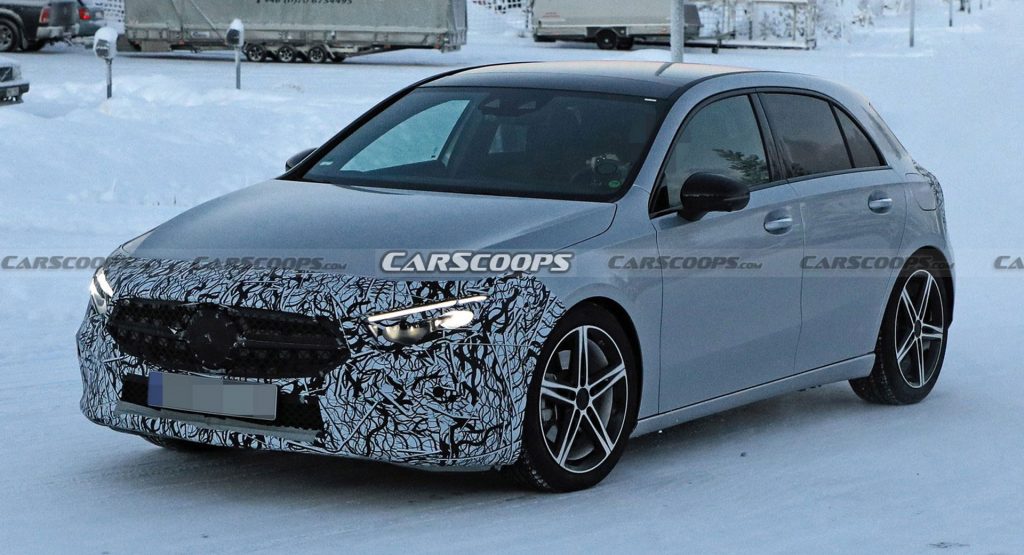  Facelifted Mercedes A-Class Heads North For Winter Testing, Should Be Introduced Next Year
