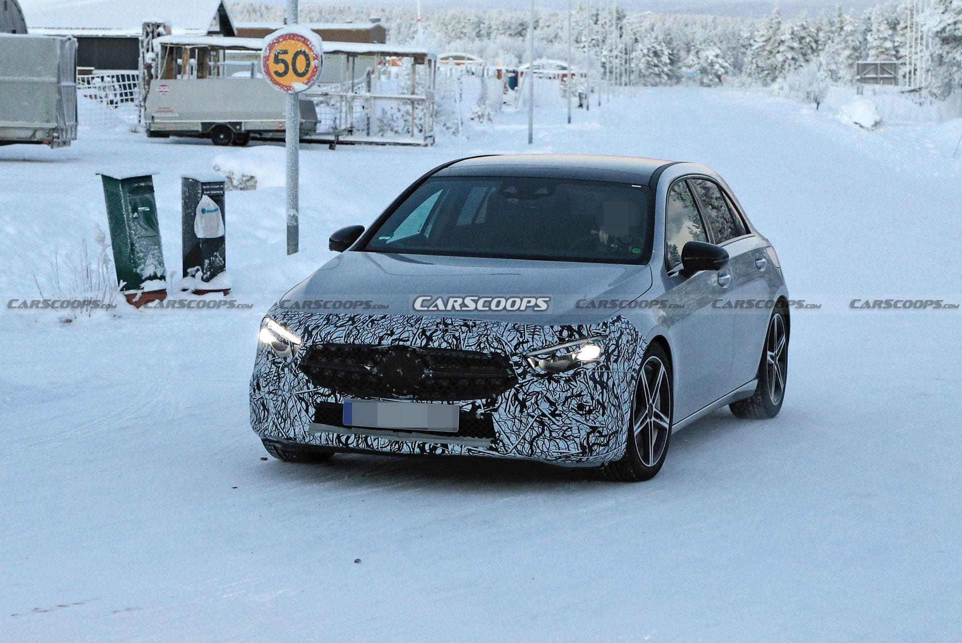 Facelifted Mercedes A-Class Heads North For Winter Testing, Should Be Introduced Next Year