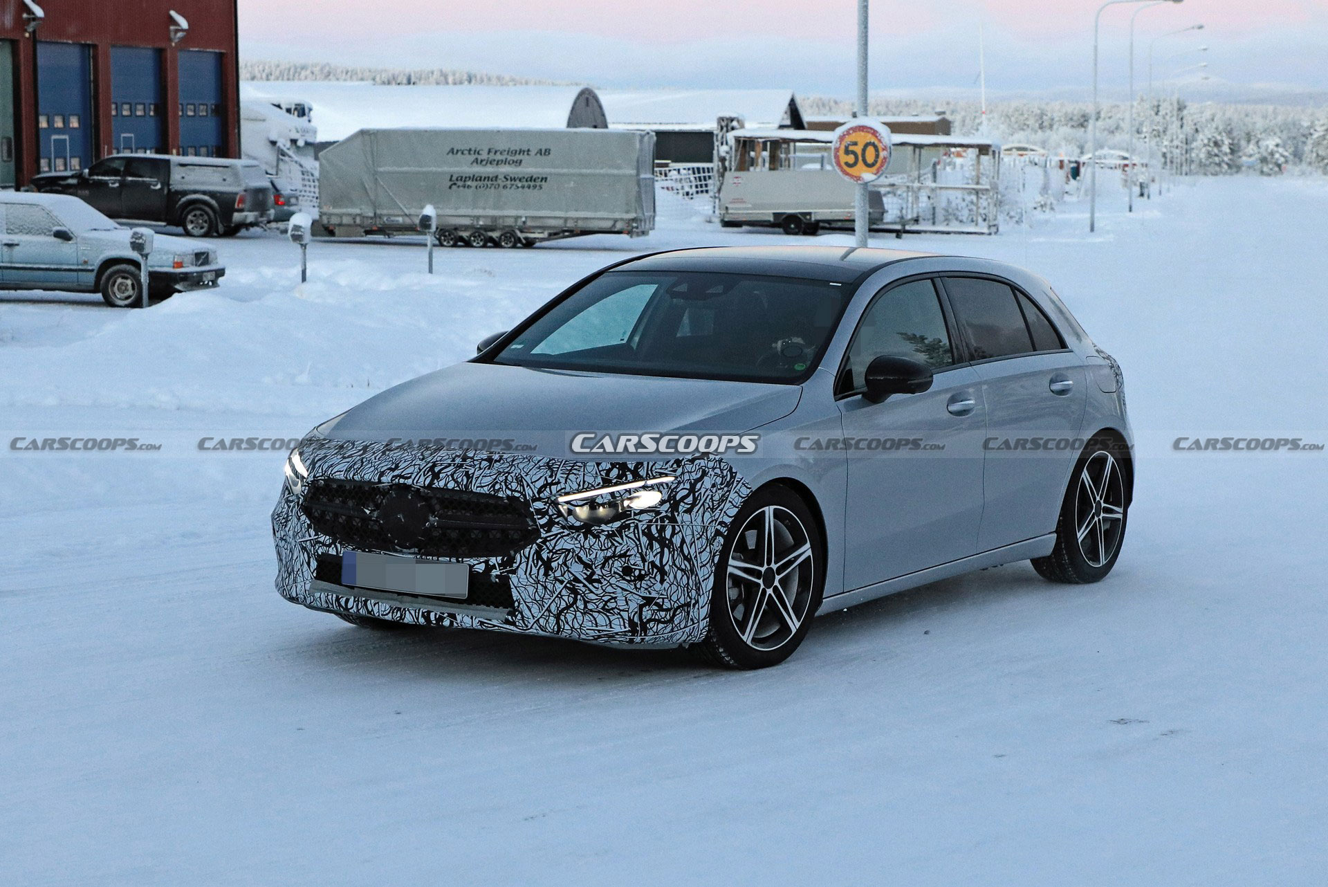 Facelifted Mercedes A-Class Heads North For Winter Testing, Should Be Introduced Next Year