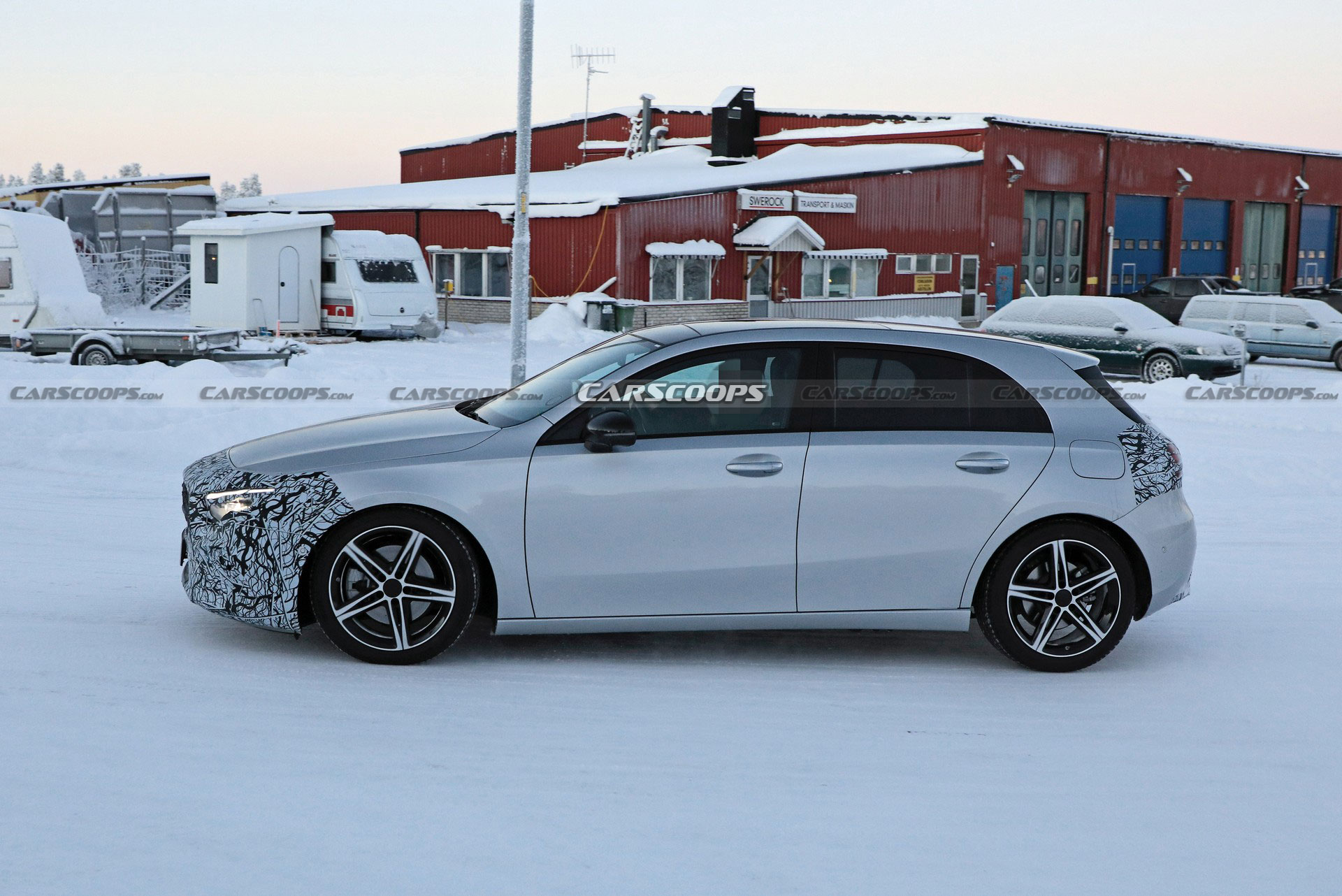 Facelifted Mercedes A-Class Heads North For Winter Testing, Should Be Introduced Next Year