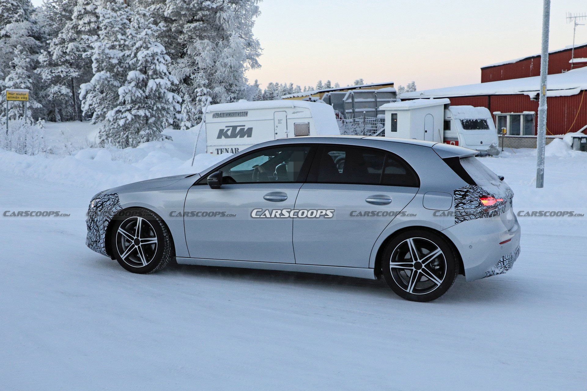 Facelifted Mercedes A-Class Heads North For Winter Testing, Should Be Introduced Next Year