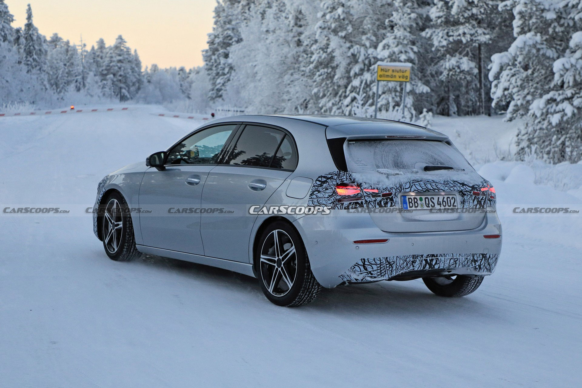 Facelifted Mercedes A-Class Heads North For Winter Testing, Should Be Introduced Next Year