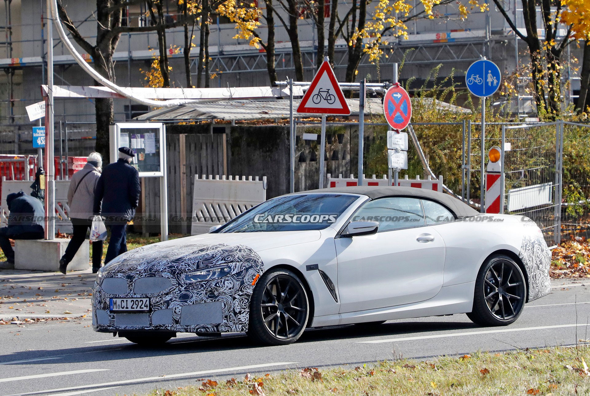 2023 BMW 8-Series Convertible Spied With A Light Facelift