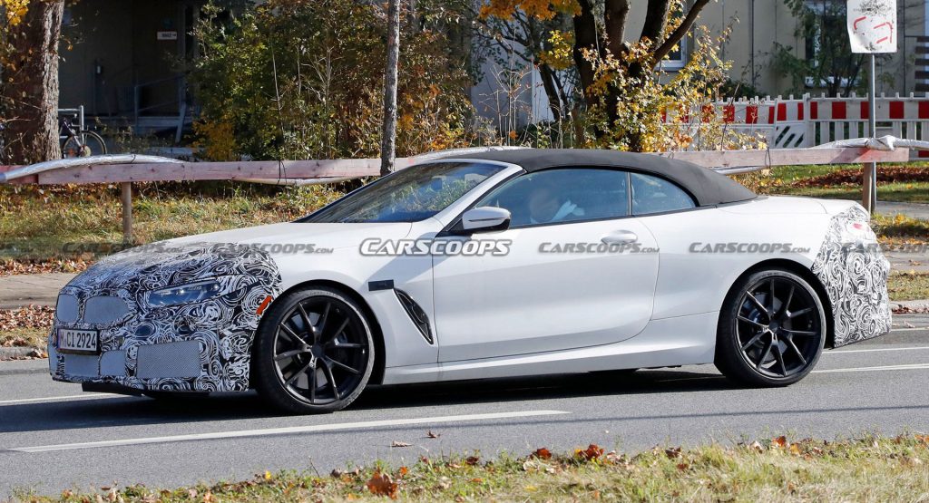  2023 BMW 8-Series Convertible Spied With A Light Facelift