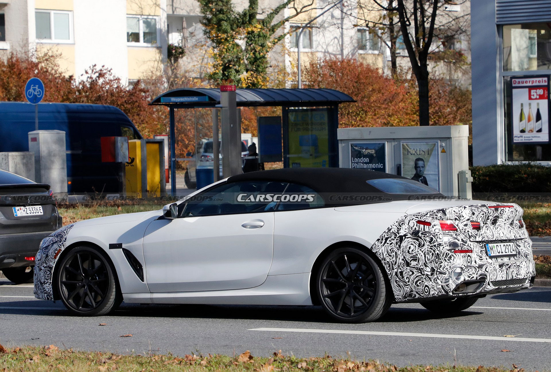 2023 BMW 8-Series Convertible Spied With A Light Facelift