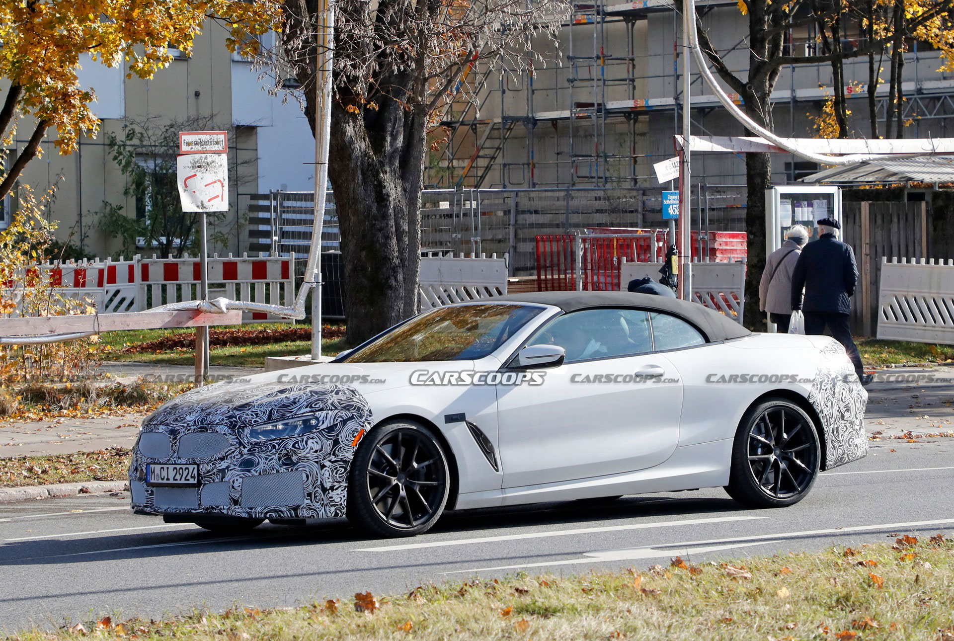 2023 BMW 8-Series Convertible Spied With A Light Facelift