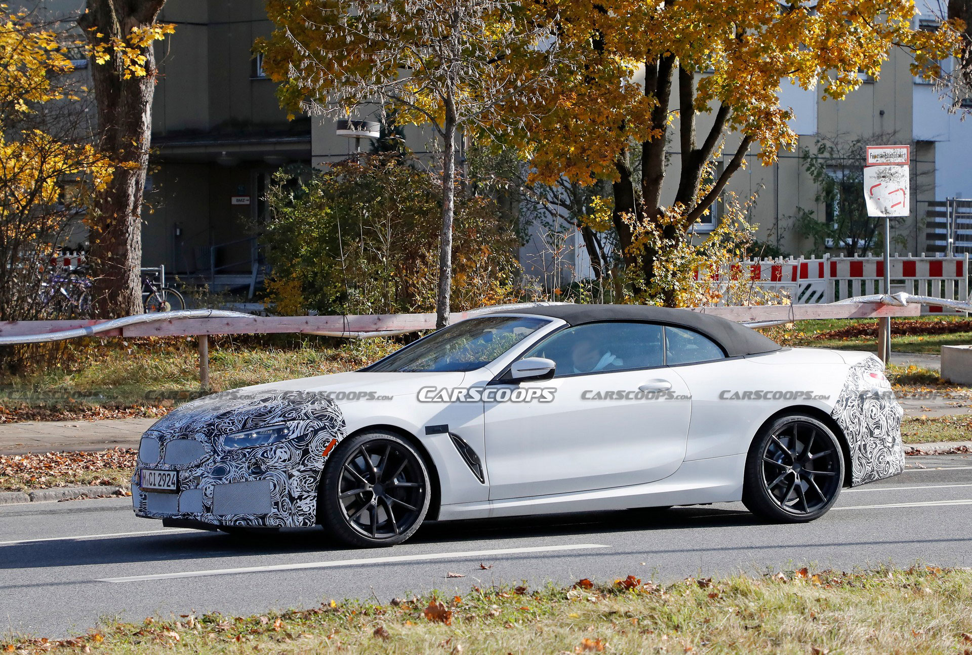 2023 BMW 8-Series Convertible Spied With A Light Facelift