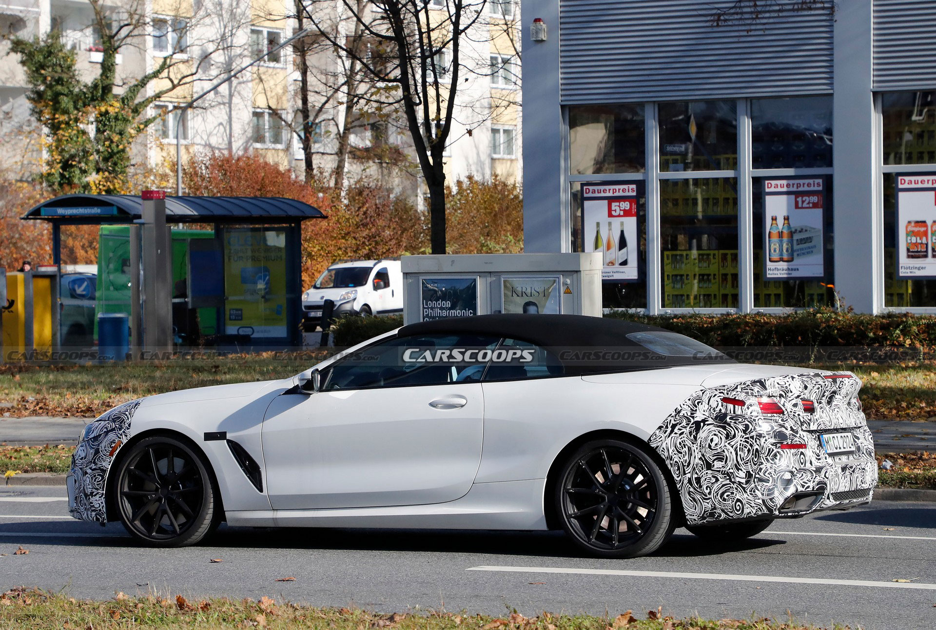 2023 BMW 8-Series Convertible Spied With A Light Facelift