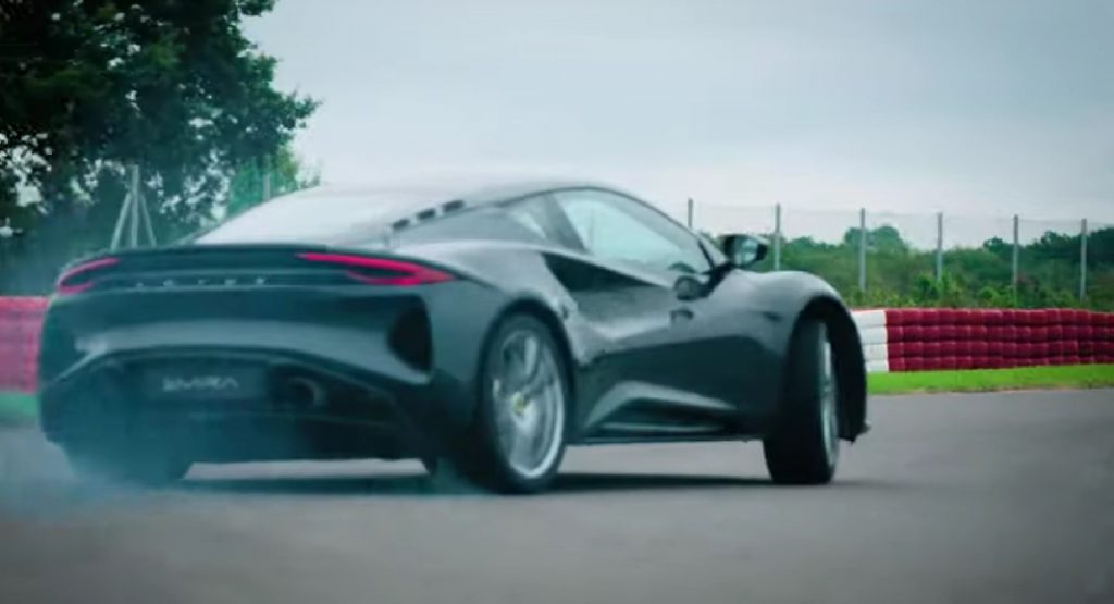  Watch A Lotus Engineer Hoon The New Emira Around A Test Track