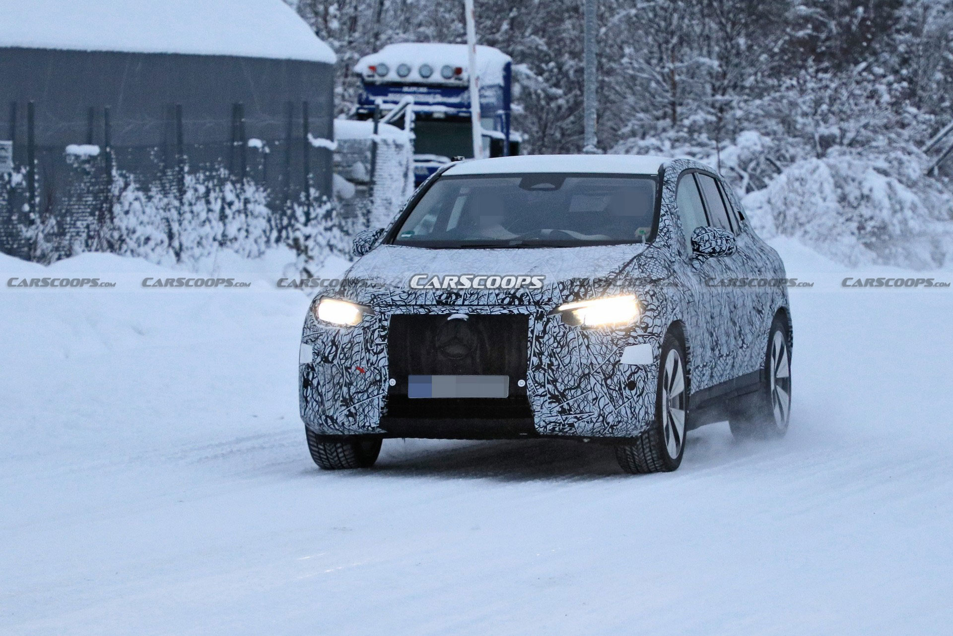 2023 Mercedes EQE SUV Spied Preparing For Upcoming Battle With BMW iX