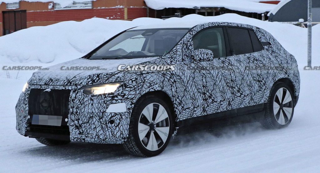  2023 Mercedes EQE SUV Spied Preparing For Upcoming Battle With BMW iX