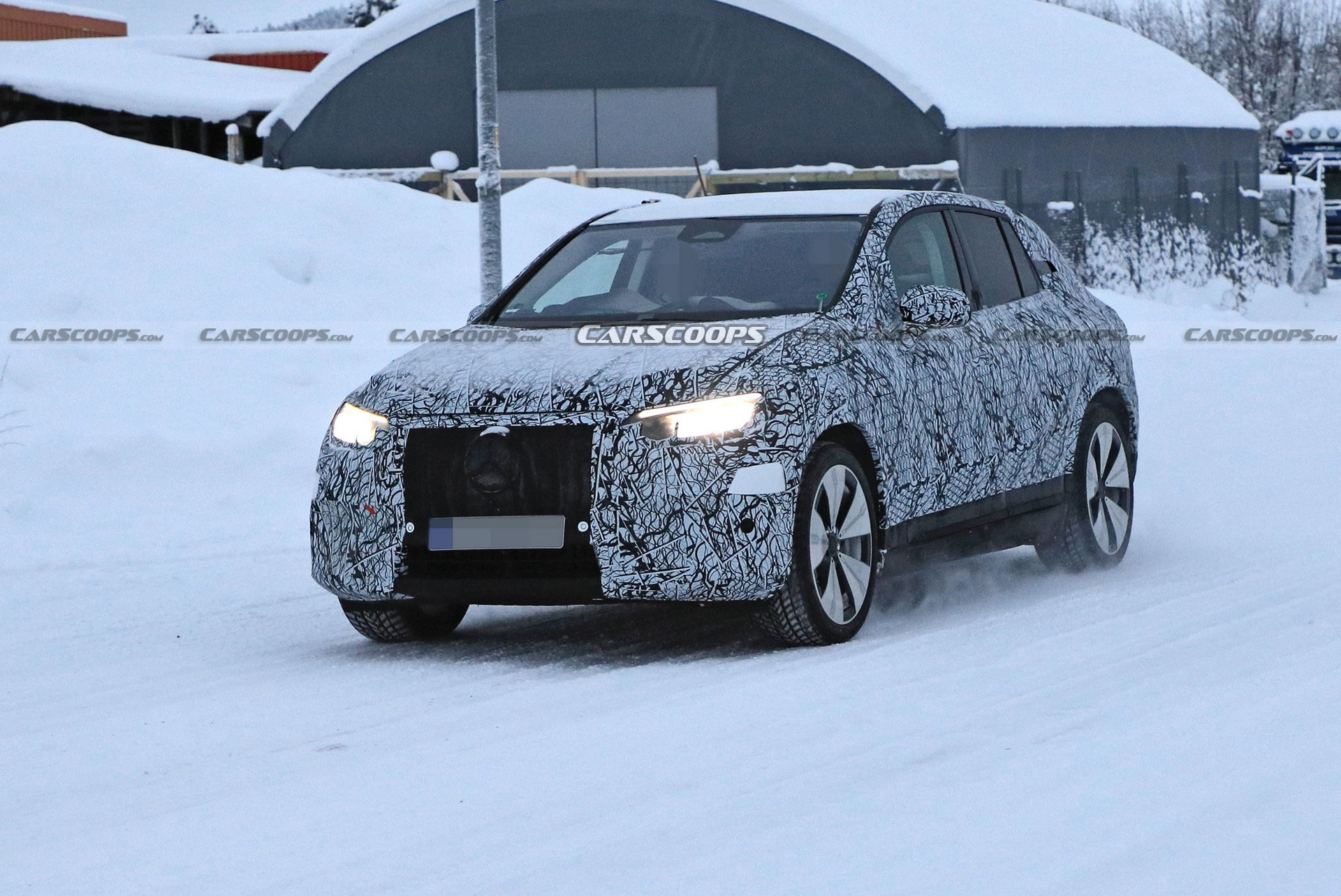 2023 Mercedes EQE SUV Spied Preparing For Upcoming Battle With BMW iX