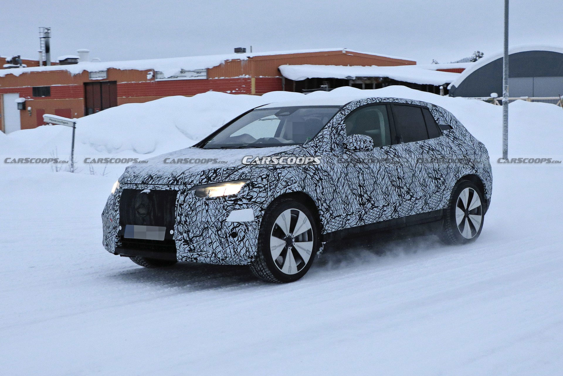 2023 Mercedes EQE SUV Spied Preparing For Upcoming Battle With BMW iX