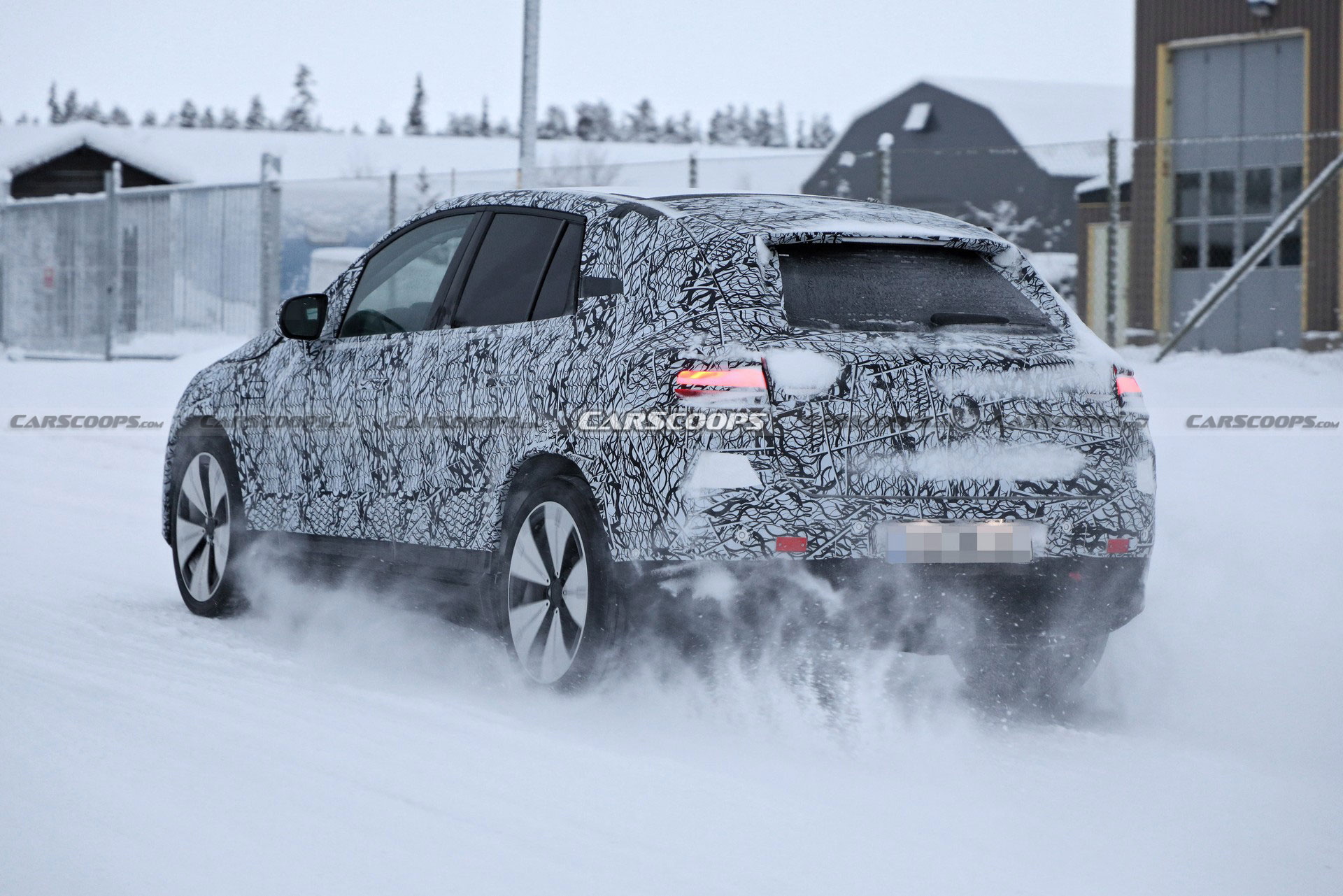 2023 Mercedes EQE SUV Spied Preparing For Upcoming Battle With BMW iX