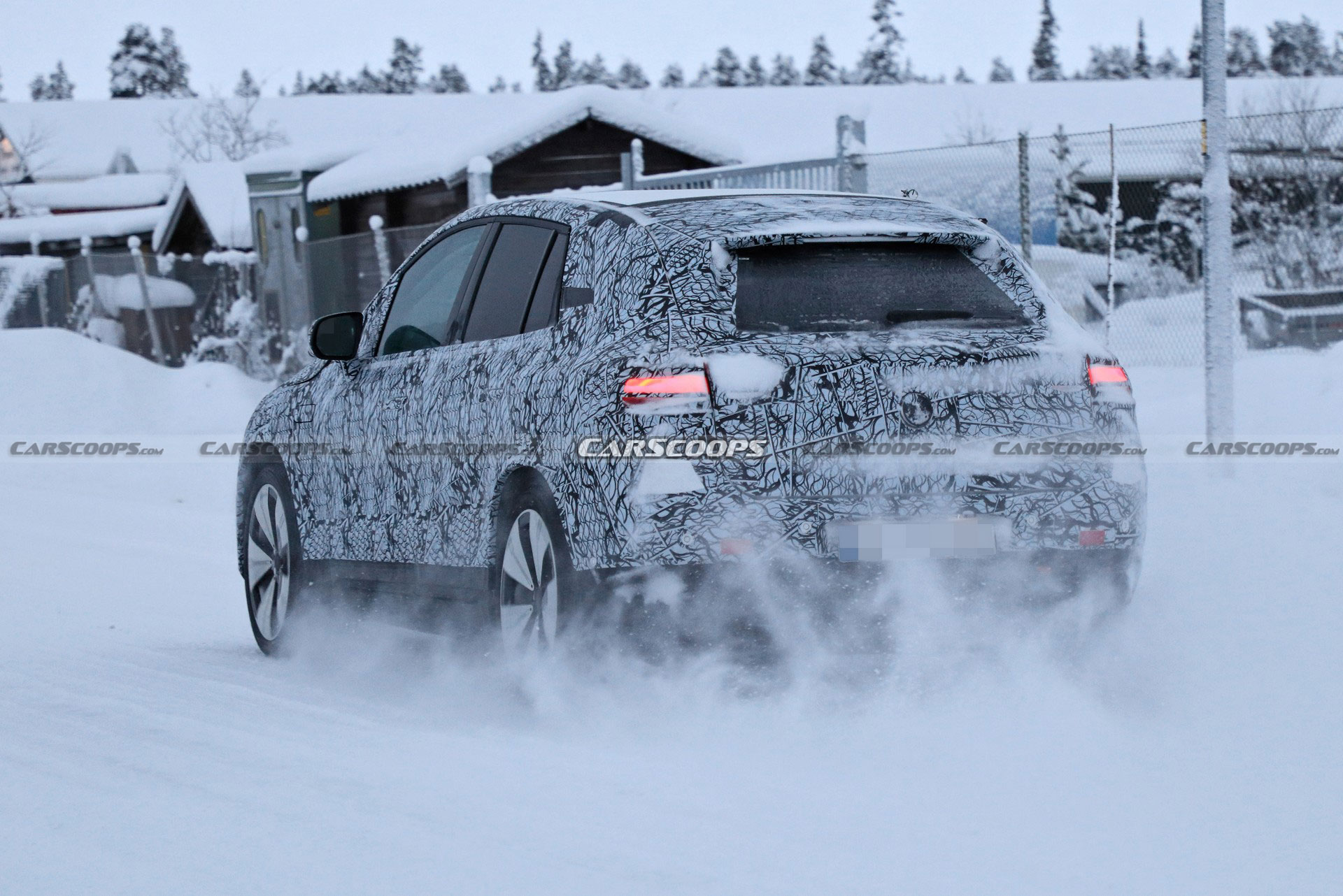 2023 Mercedes EQE SUV Spied Preparing For Upcoming Battle With BMW iX