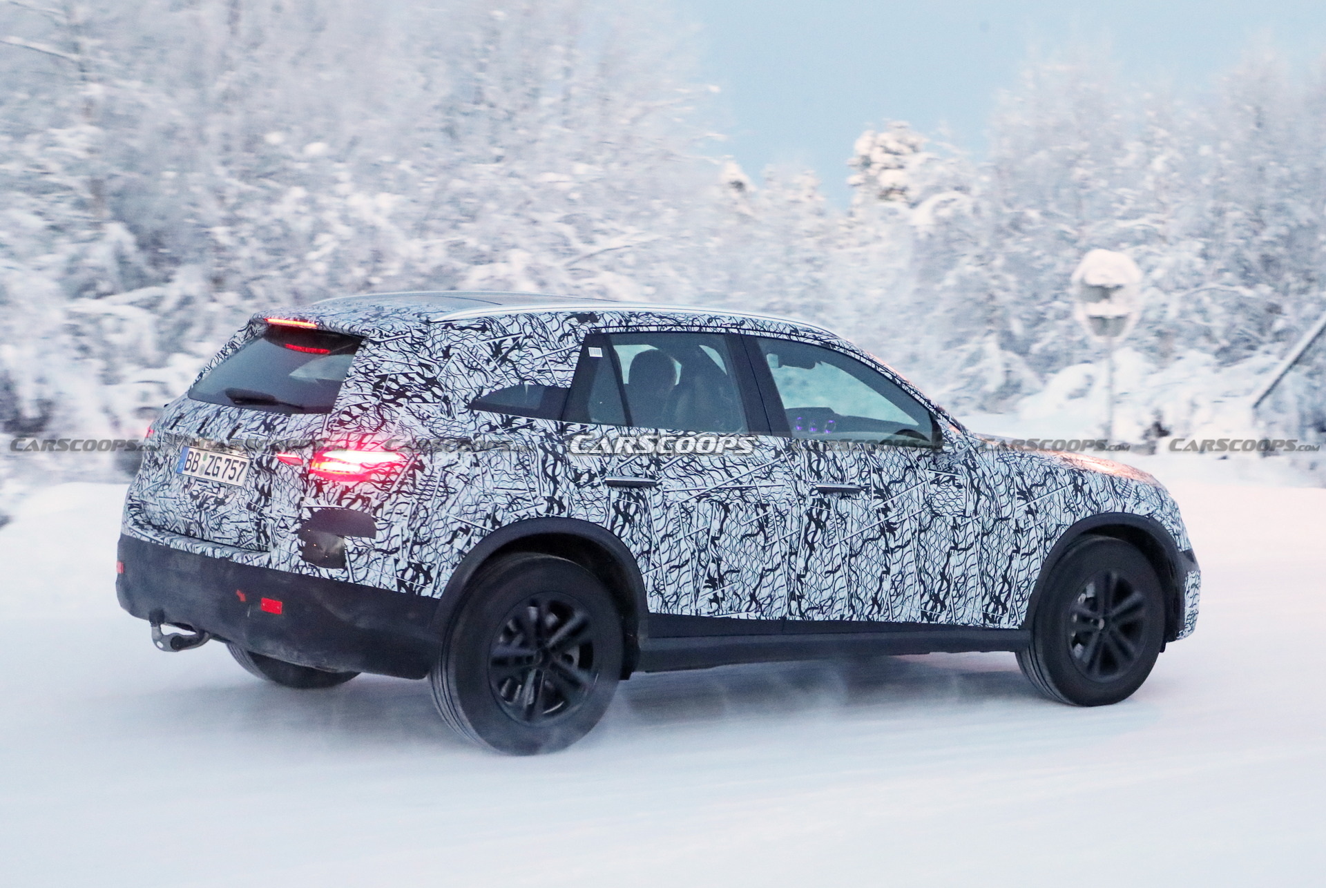 2023 Mercedes-Benz GLC Spied Showing More Of Its C-Class Inspired Design Inside And Out