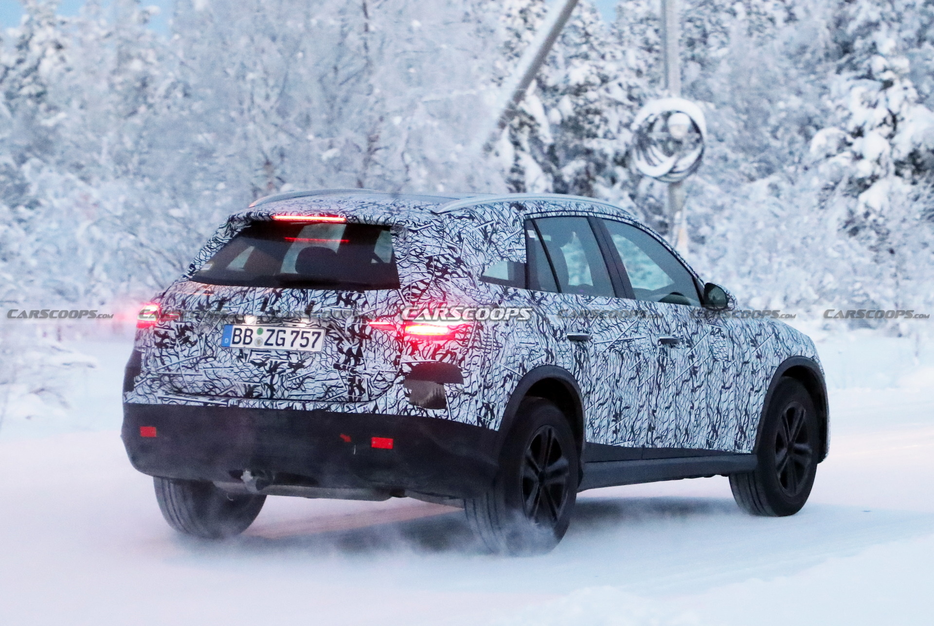 2023 Mercedes-Benz GLC Spied Showing More Of Its C-Class Inspired Design Inside And Out