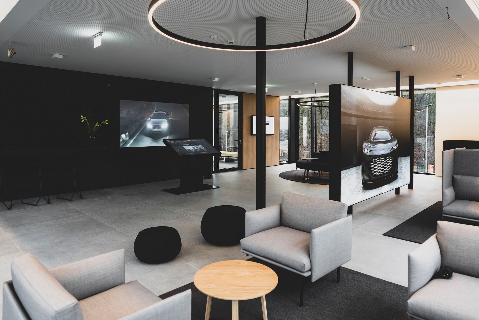 Audi’s Swanky Charging Hub Is A First Class Lounge For Electric Vehicles