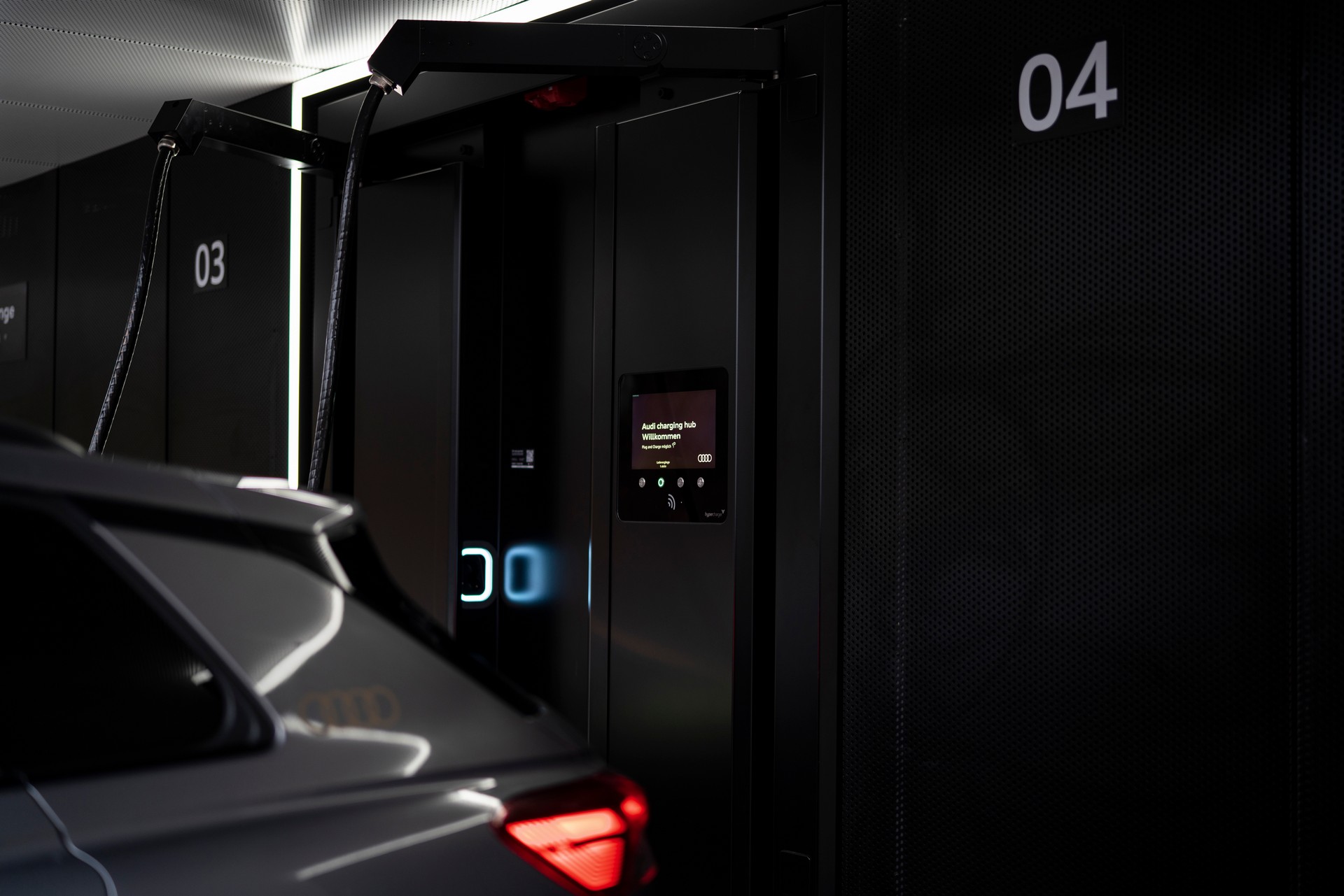 Audi’s Swanky Charging Hub Is A First Class Lounge For Electric Vehicles
