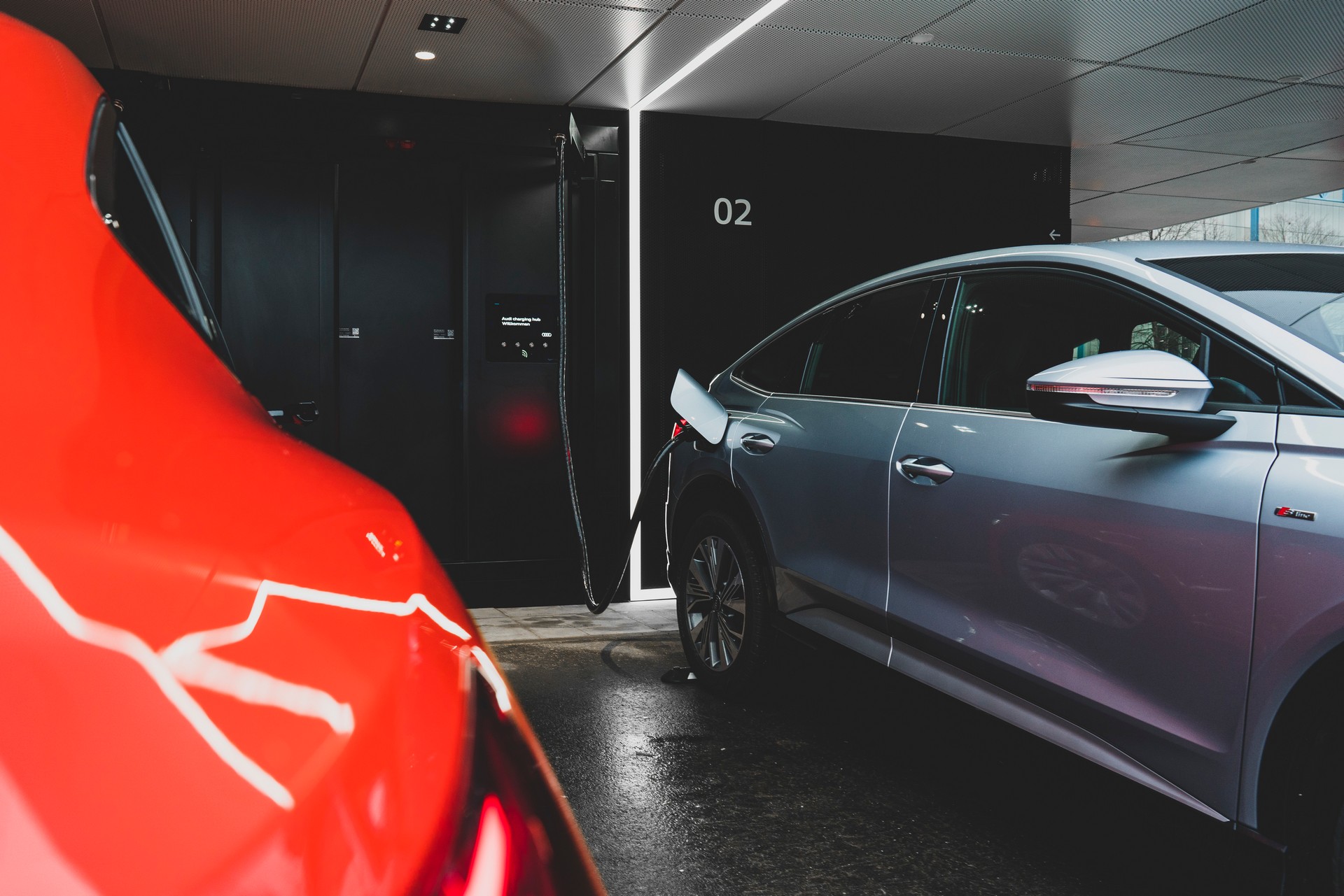 Audi’s Swanky Charging Hub Is A First Class Lounge For Electric Vehicles