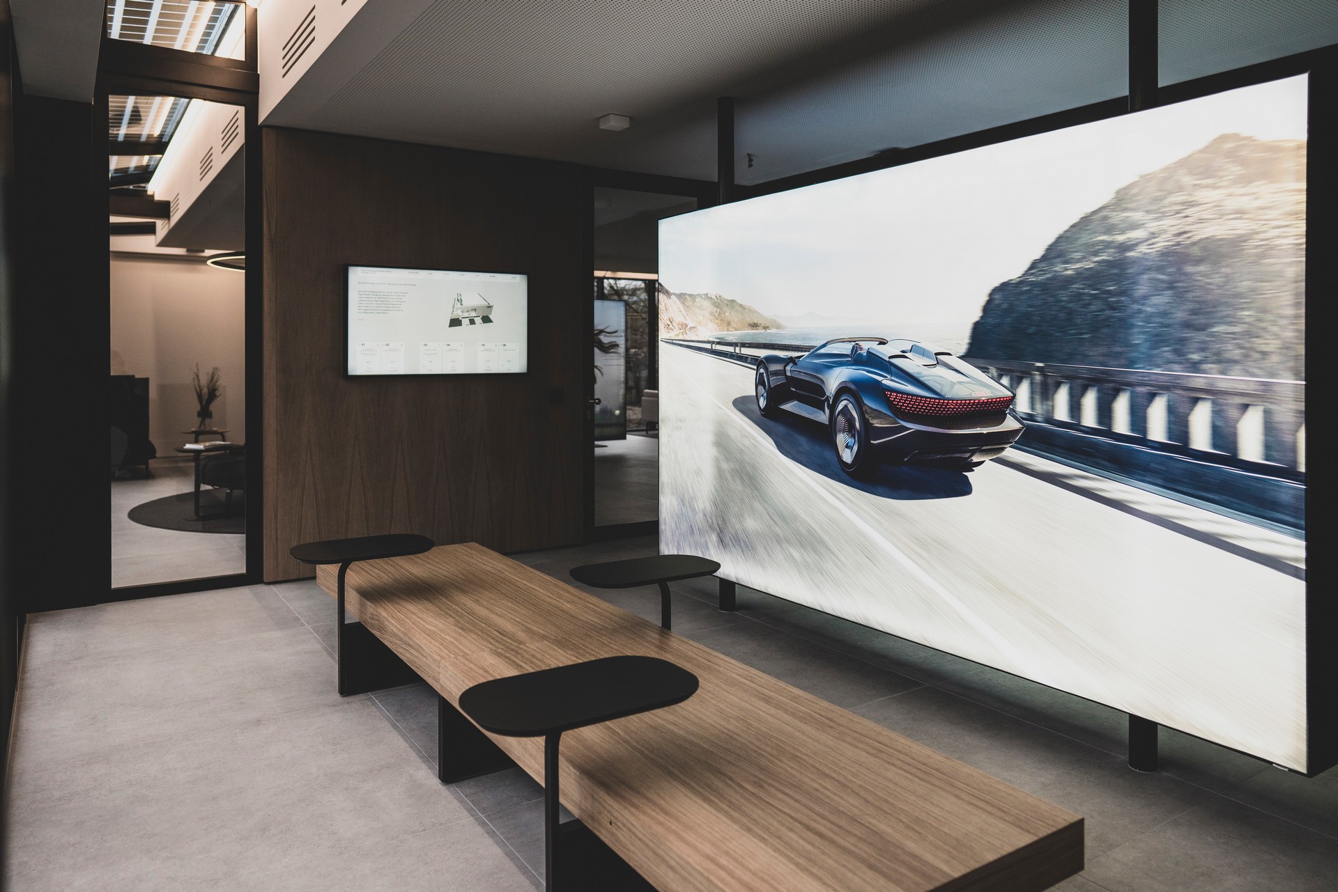 Audi’s Swanky Charging Hub Is A First Class Lounge For Electric Vehicles