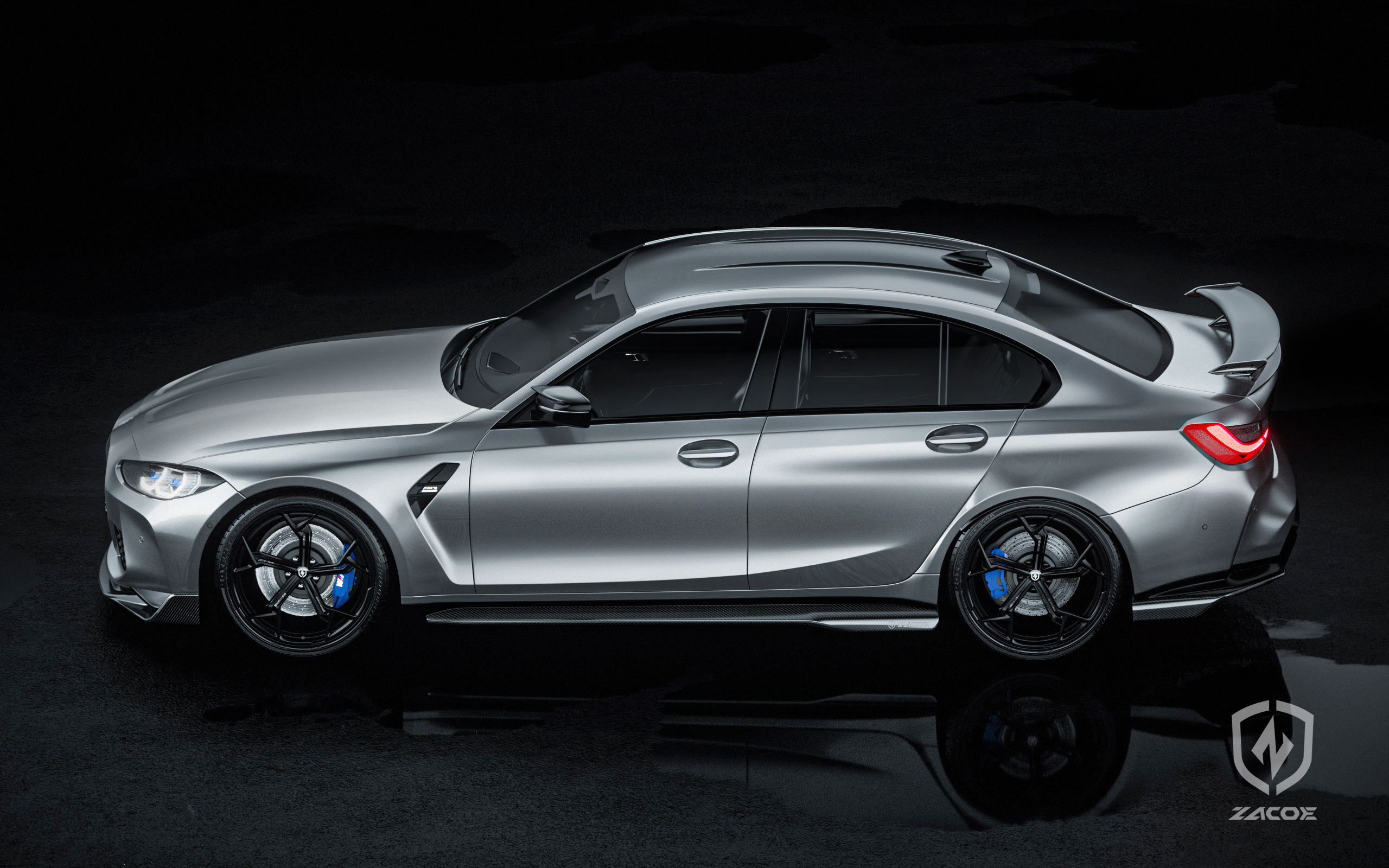 BMW M3 And M4 Get A Look-At-Me Makeover Body Kit From Zacoe