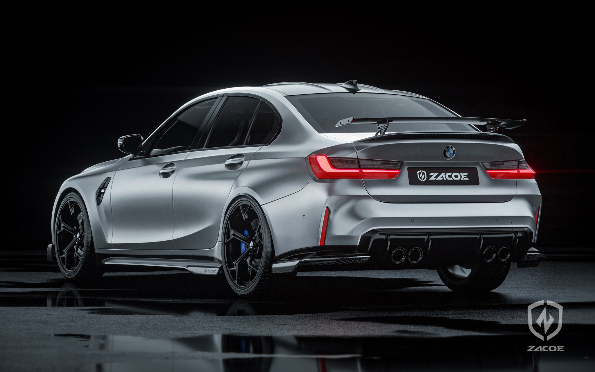 BMW M3 And M4 Get A Look-At-Me Makeover Body Kit From Zacoe