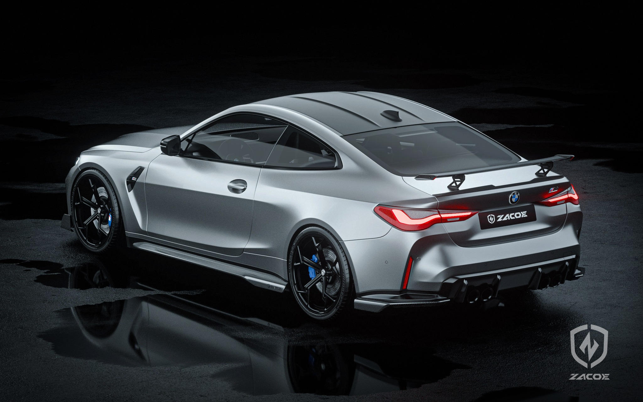 BMW M3 And M4 Get A Look-At-Me Makeover Body Kit From Zacoe