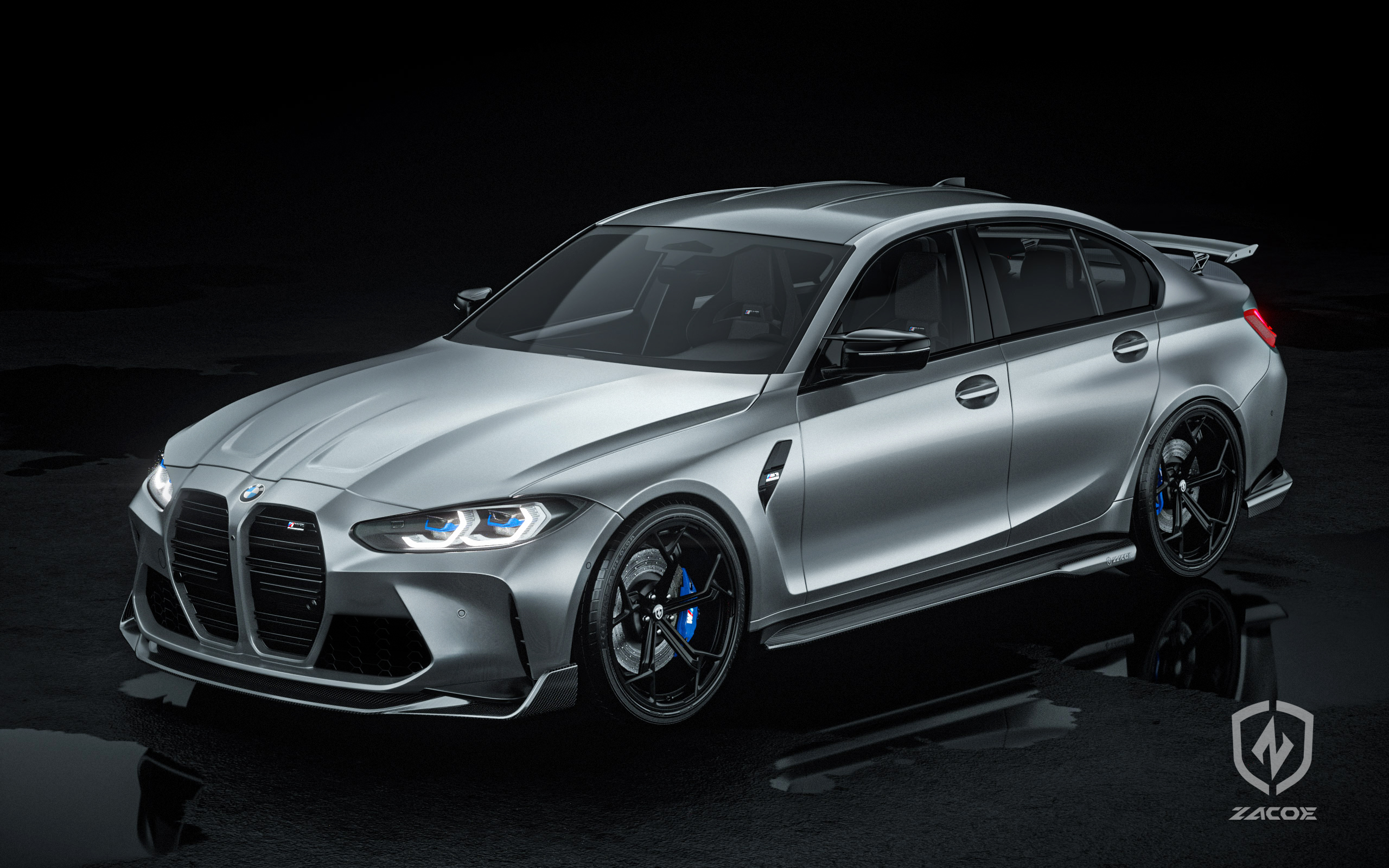 BMW M3 And M4 Get A Look-At-Me Makeover Body Kit From Zacoe