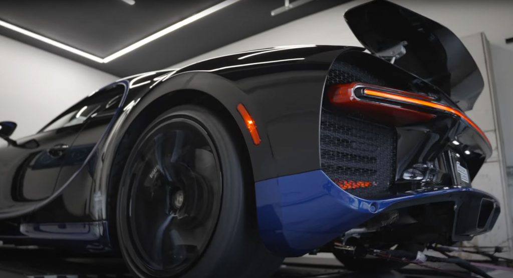  Watching A Bugatti Chiron On A Dyno Is Quite A Sight To Behold