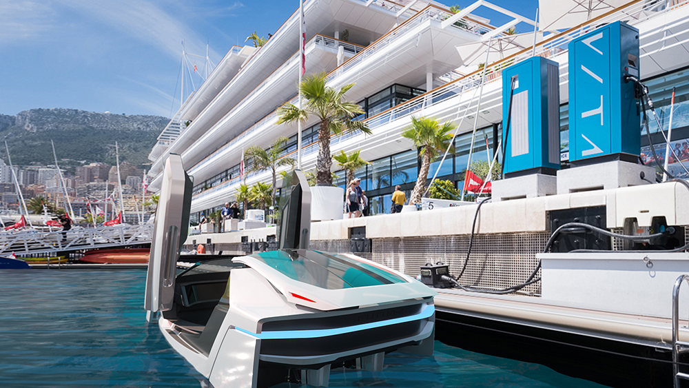 Centrostiledesign’s Future-E Is An Electric Yacht Concept With Hydrofoils