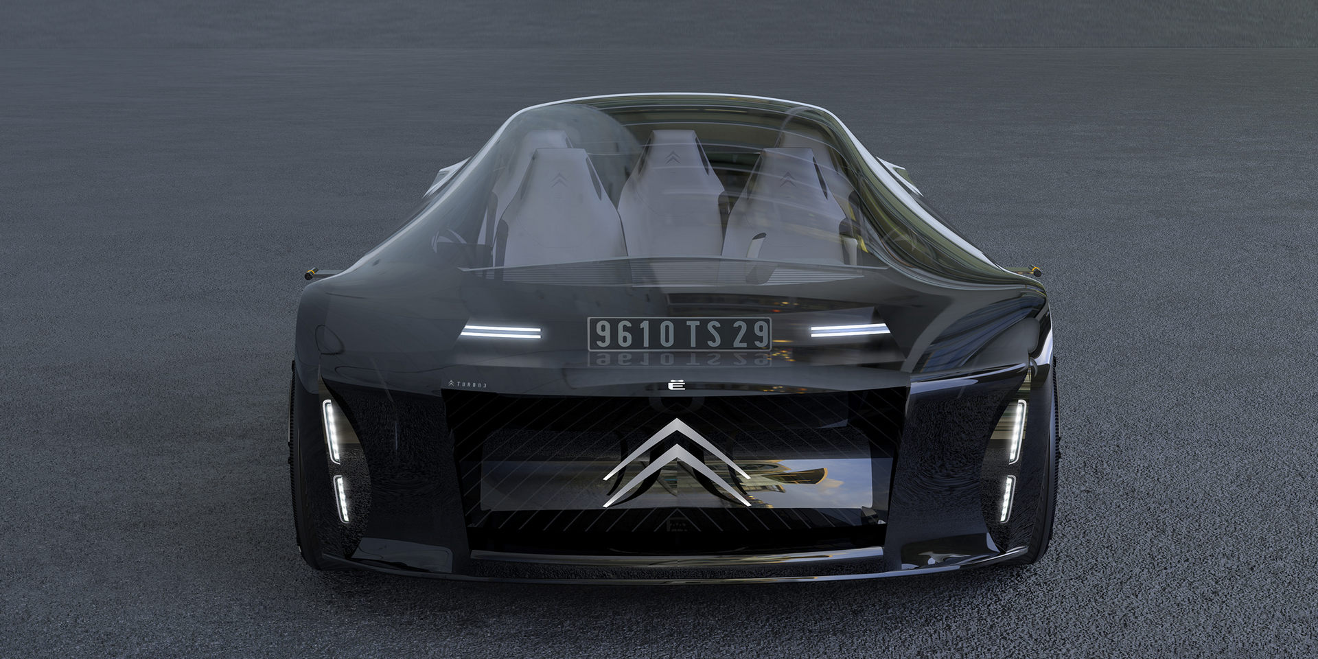 Citroen Space Tourer Is An Independent Study That Combines A Sedan, Sports Car, And Utility Vehicle Into One