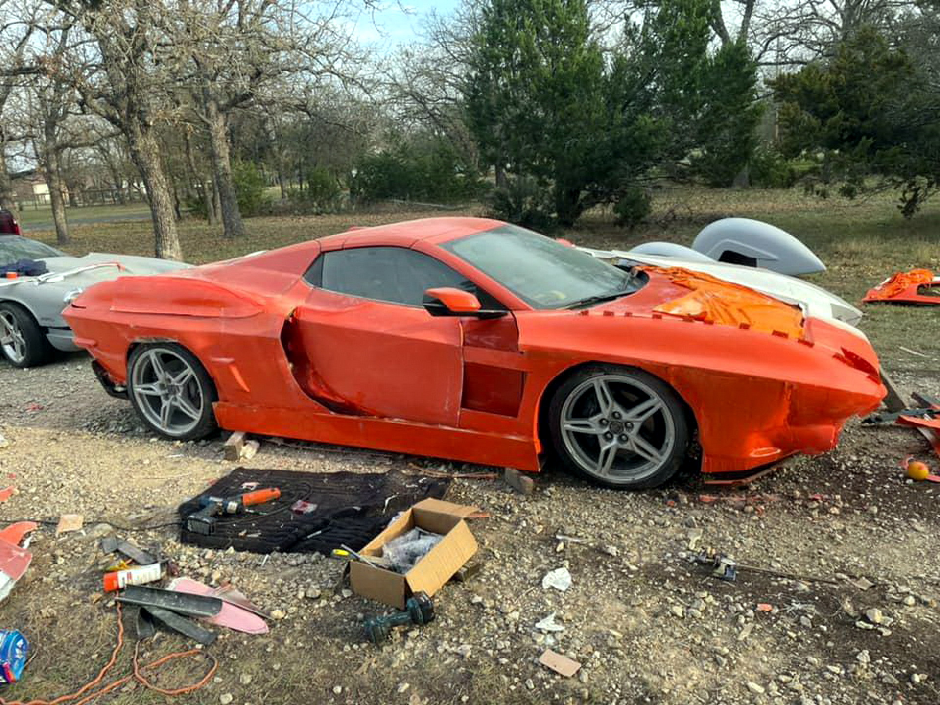 It Takes Some Balls To Chop A Brand New C8 Corvette And Make A C2 And Art Deco-Inspired Custom Build