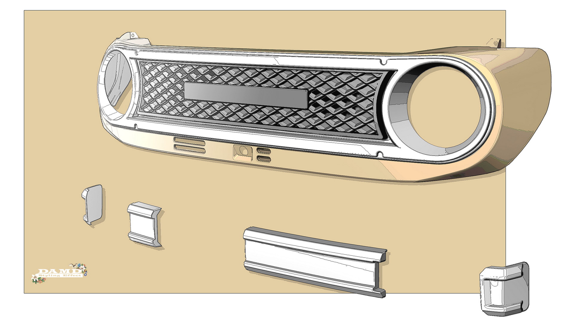 DAMD Puts A Land Rover Defender Face On The Suzuki Every Van