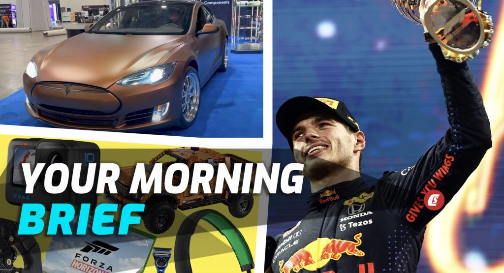  Gift Ideas For This Season, Tesla Model S V8, And A New F1 Champion: Your Morning Brief