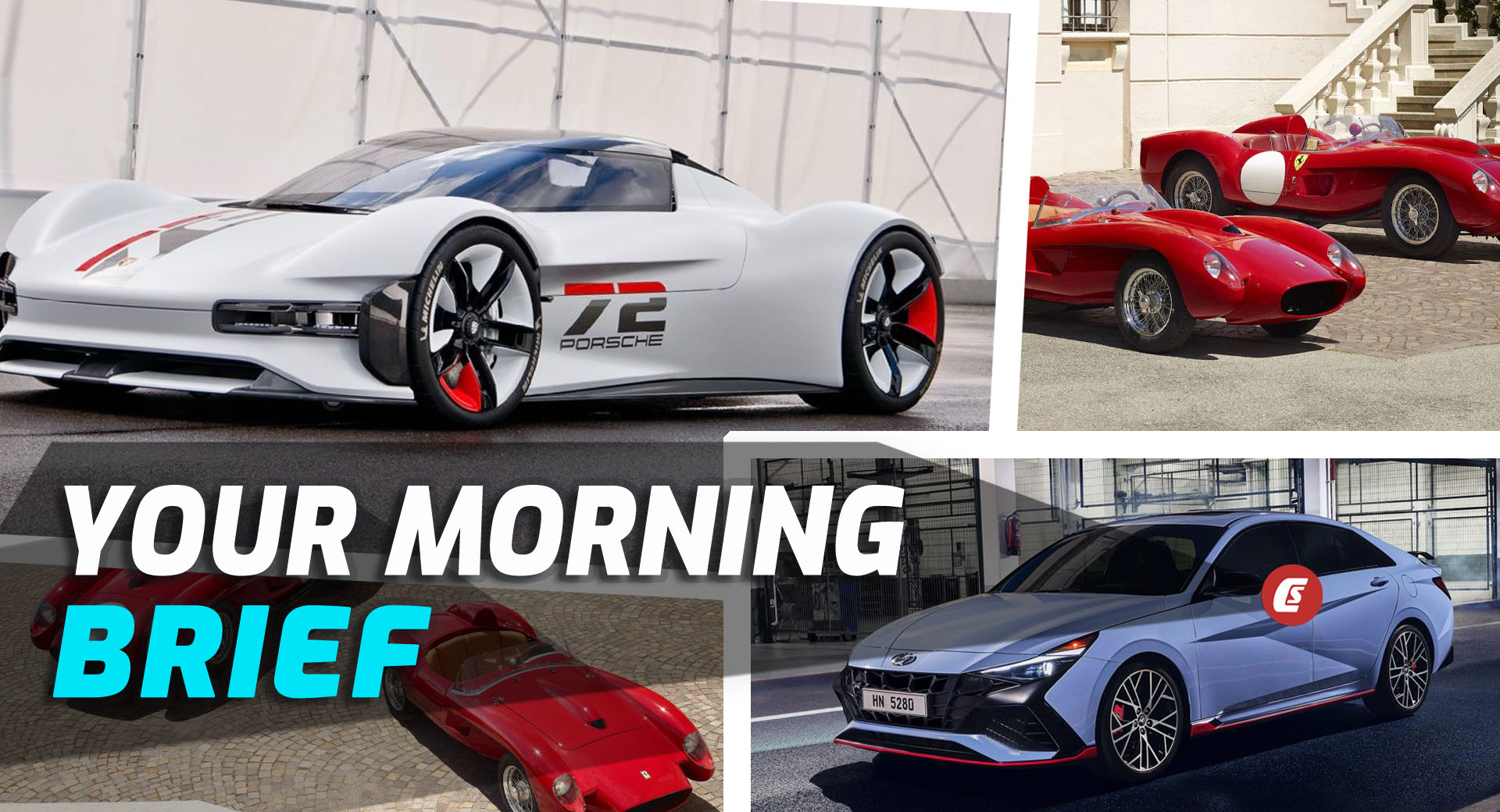 Porsche Vision GT, Australias i30 Sedan N, And 45mph Electric Ferrari Your Morning Brief Carscoops pic