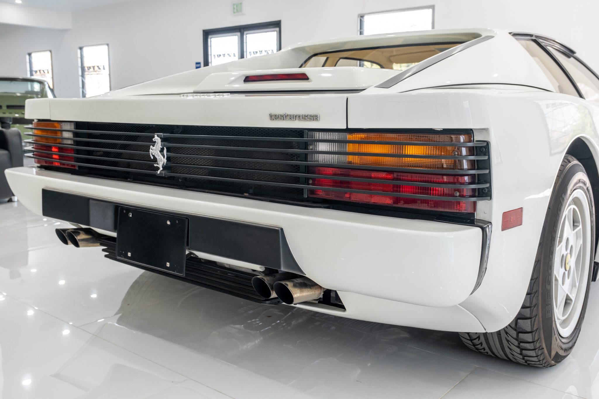 Live The Miami Vice Lifestyle With A White 1991 Ferrari Testarossa