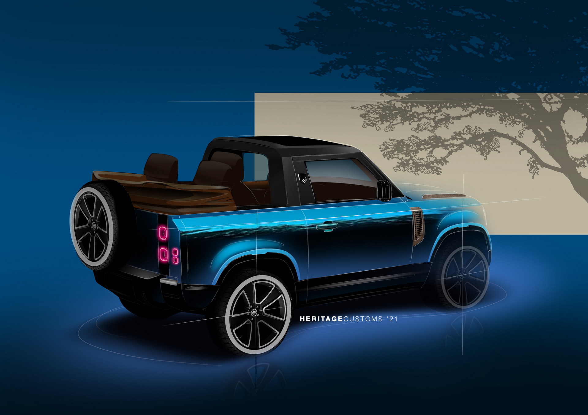 Heritage Customs Will Build Five Land Rover Defender Convertibles For $160k Each