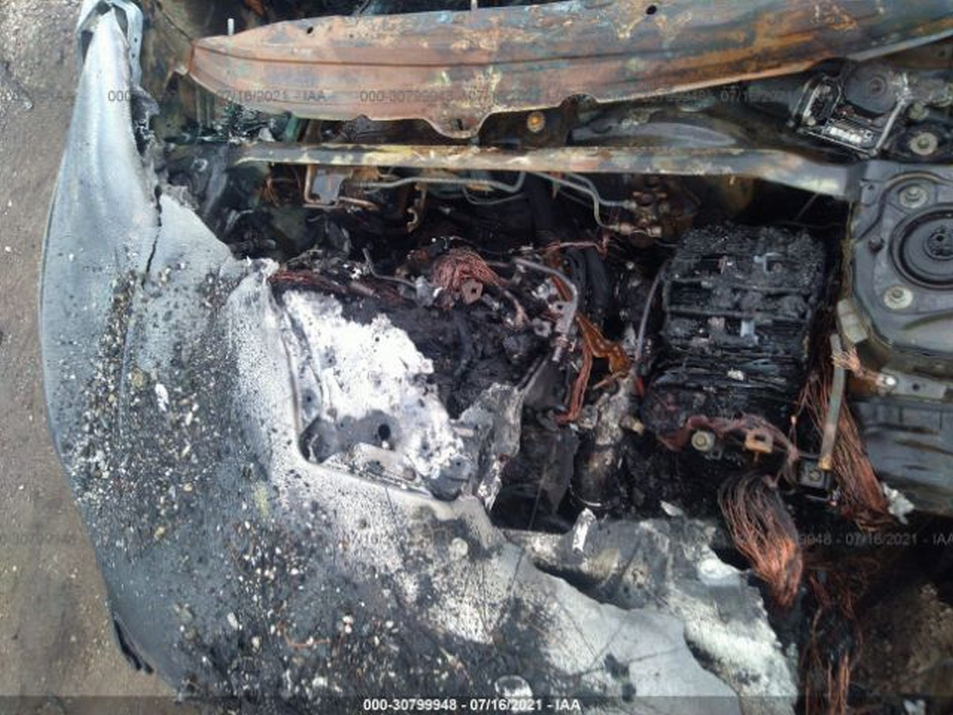 A Rare 2021 Honda Civic Type R Limited Edition Has Been Completely Destroyed By Fire